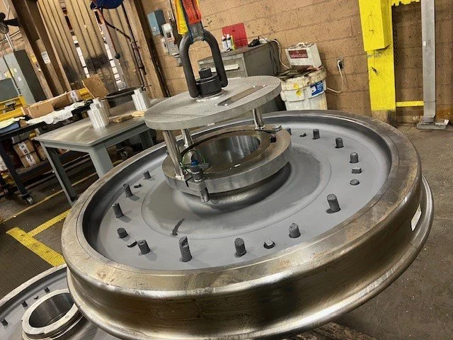 Lifting adapter in operation