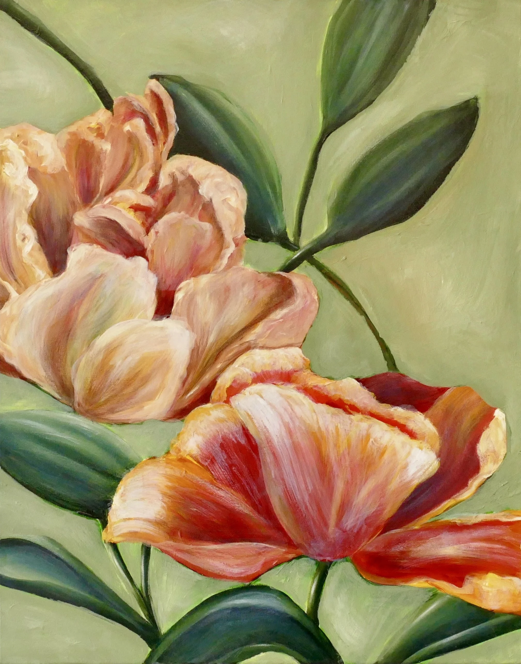 "Soft Ascent" (28 x 22)