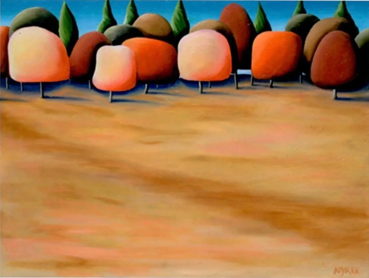 "Trees No. 1" (36 x 48)