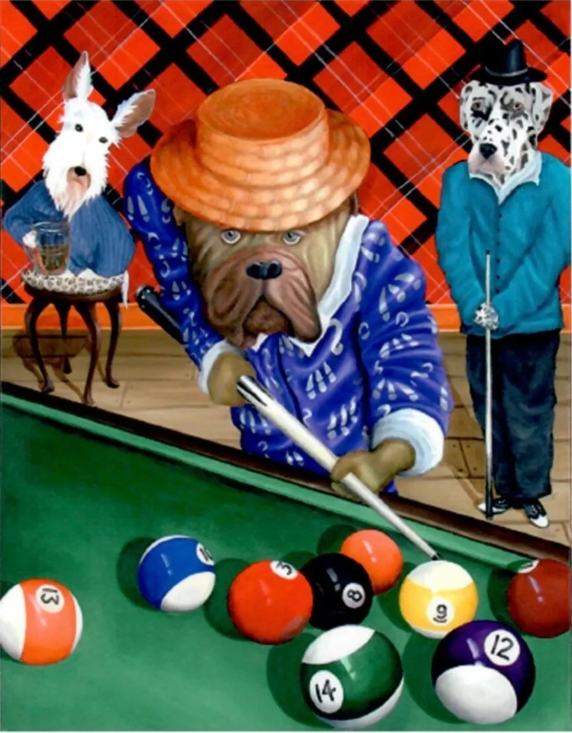 "Sizing It Up" - (22 x 28)