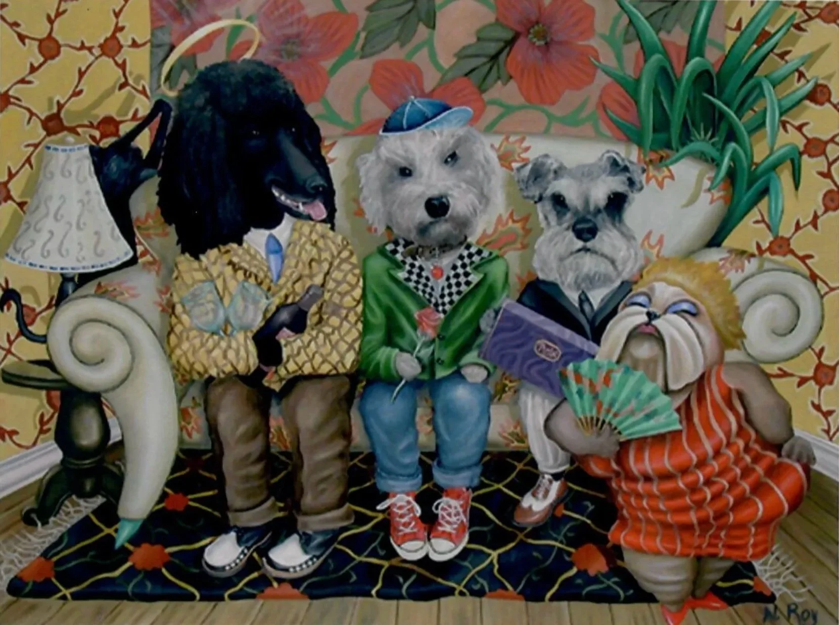 "My Three Sons" (30 x 40)