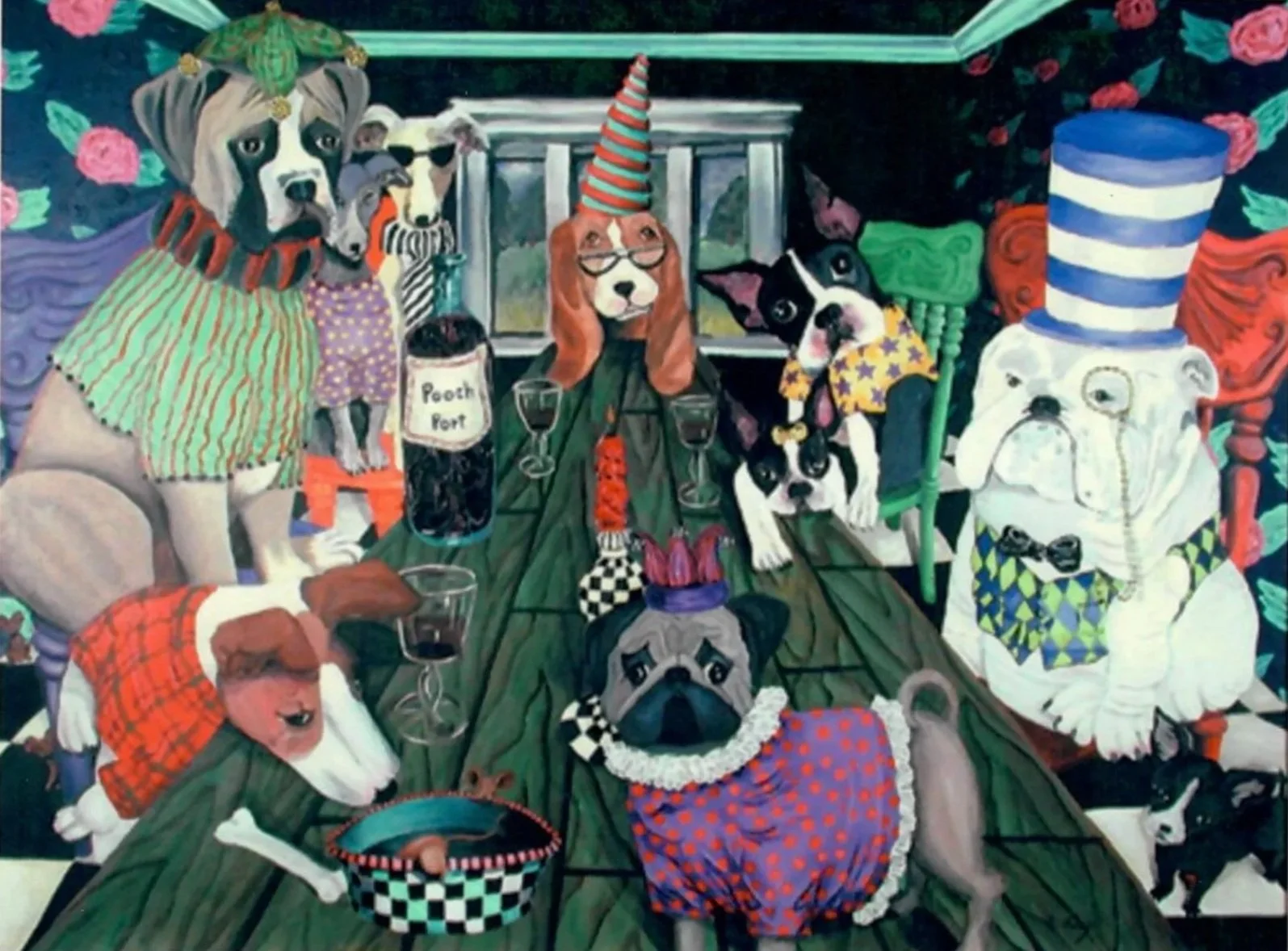 "Brunch at Busters" (48 x 36)