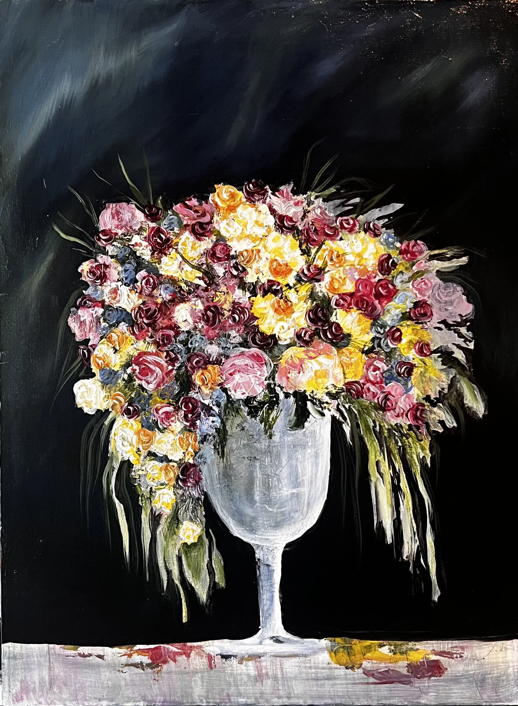 "Velvet Garden" (24 x 18)