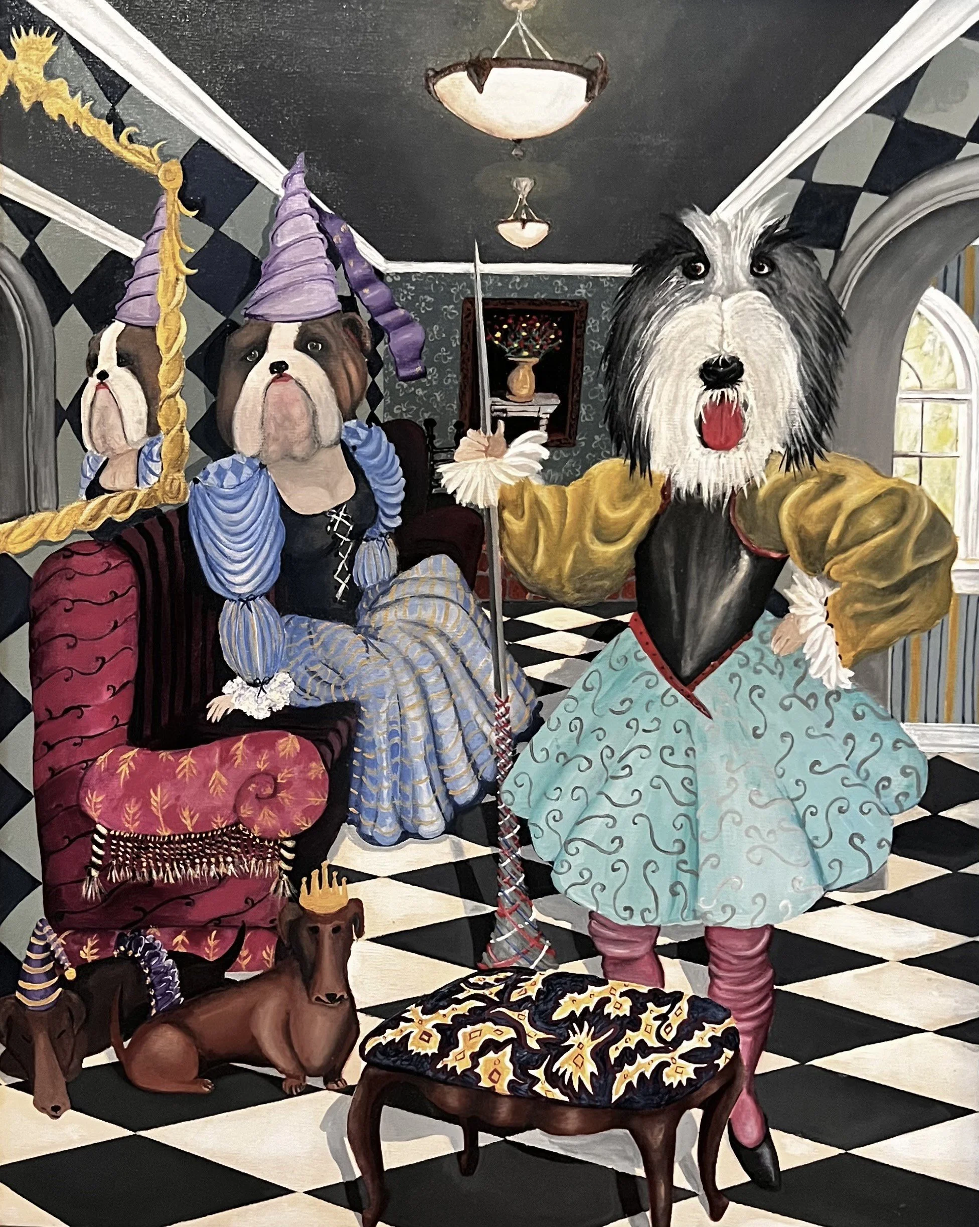 "Royal Mischief" (30 x 24)