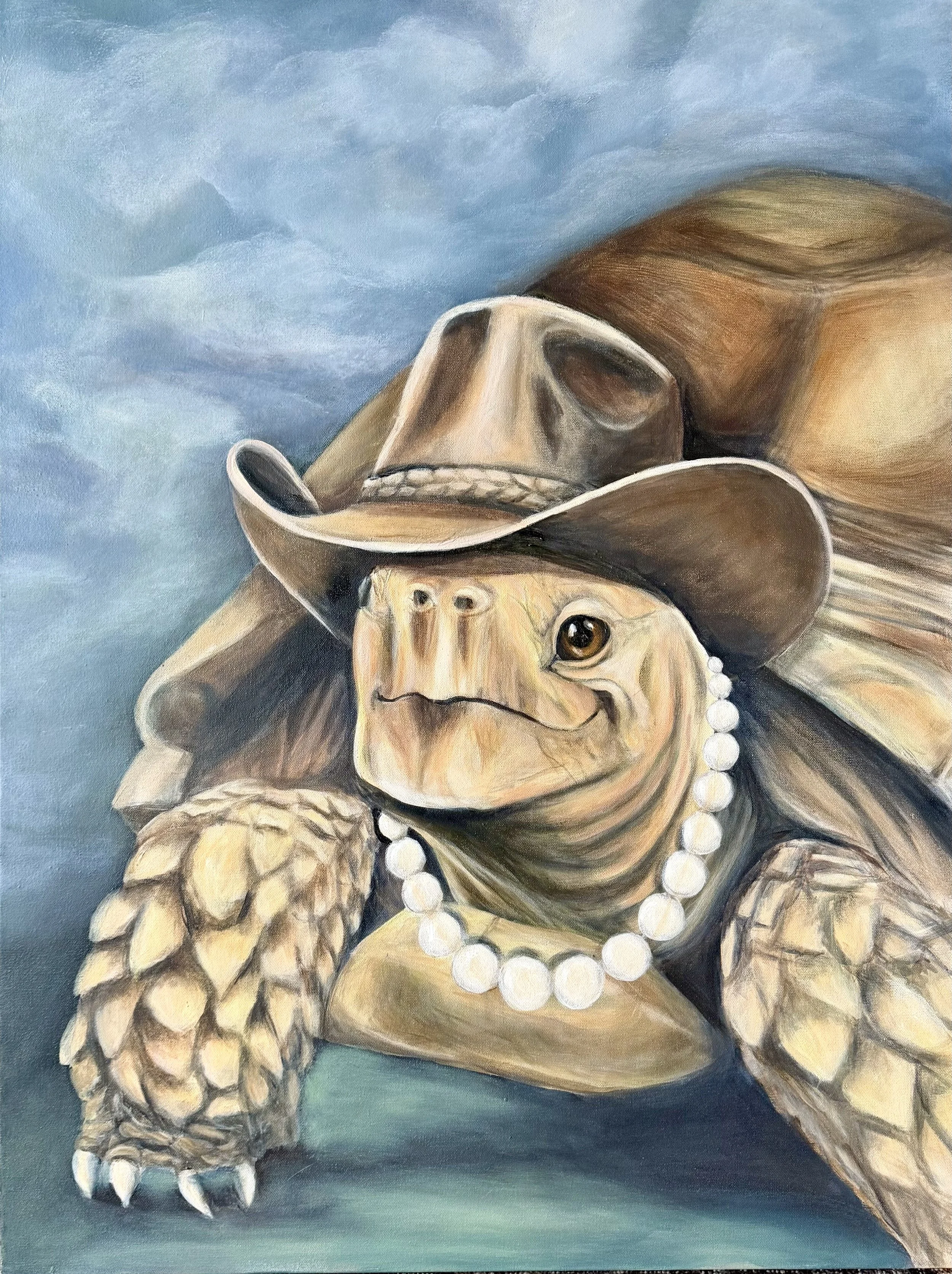 "Awkward Turtle" (30 x 40)