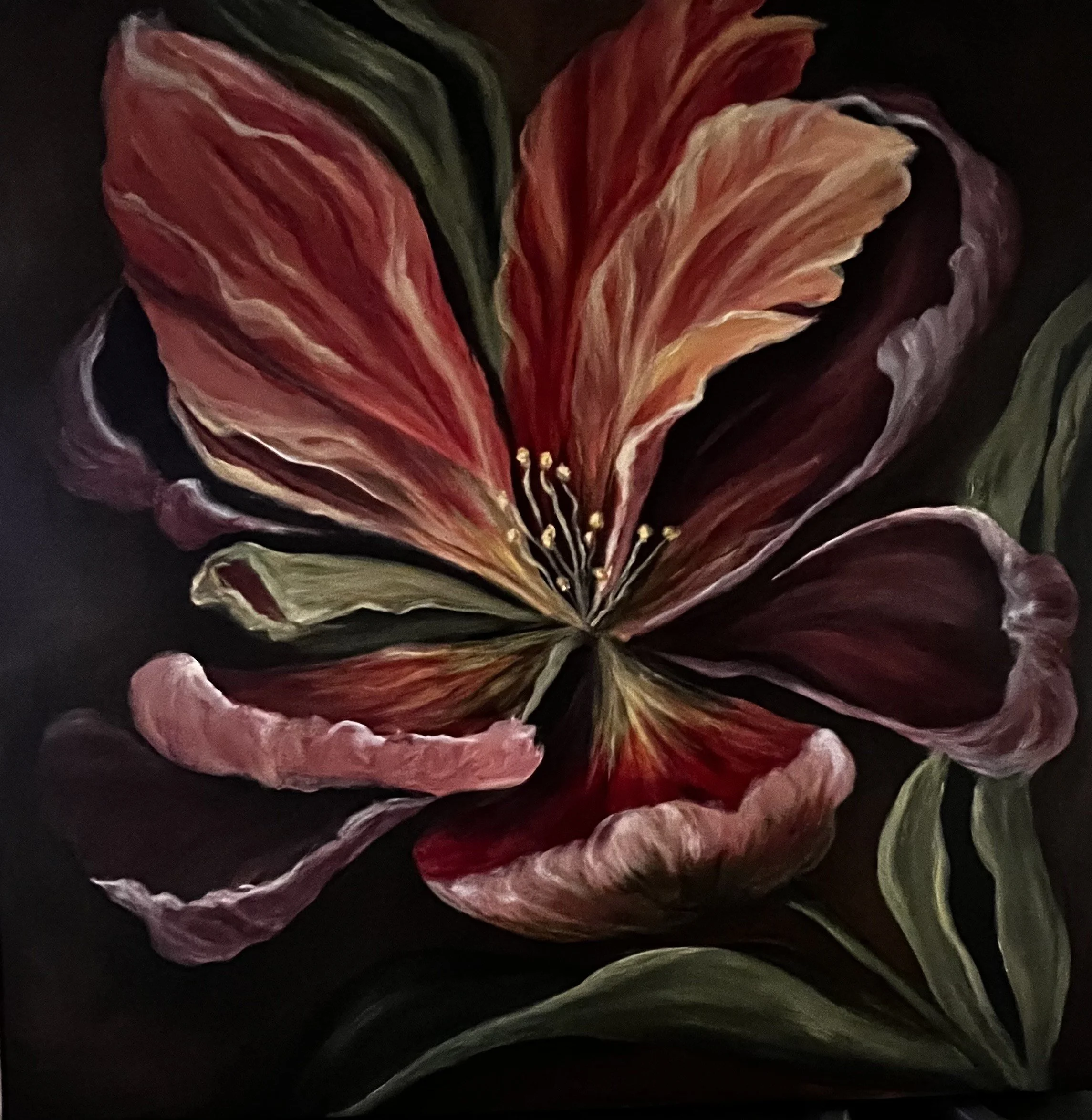 "Inner Bloom" (30 x 30)