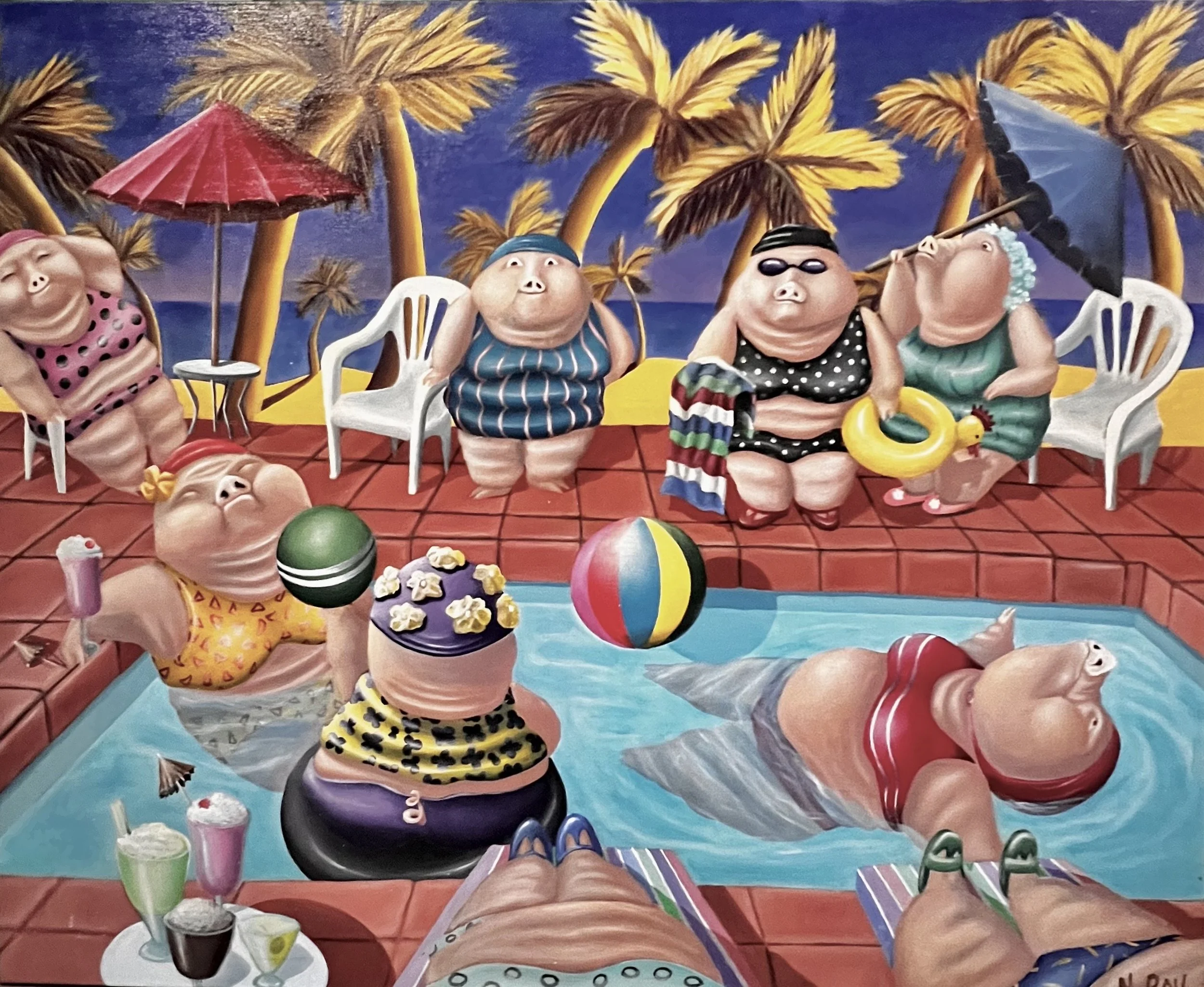 "Glazed Ham" (30 x 36)