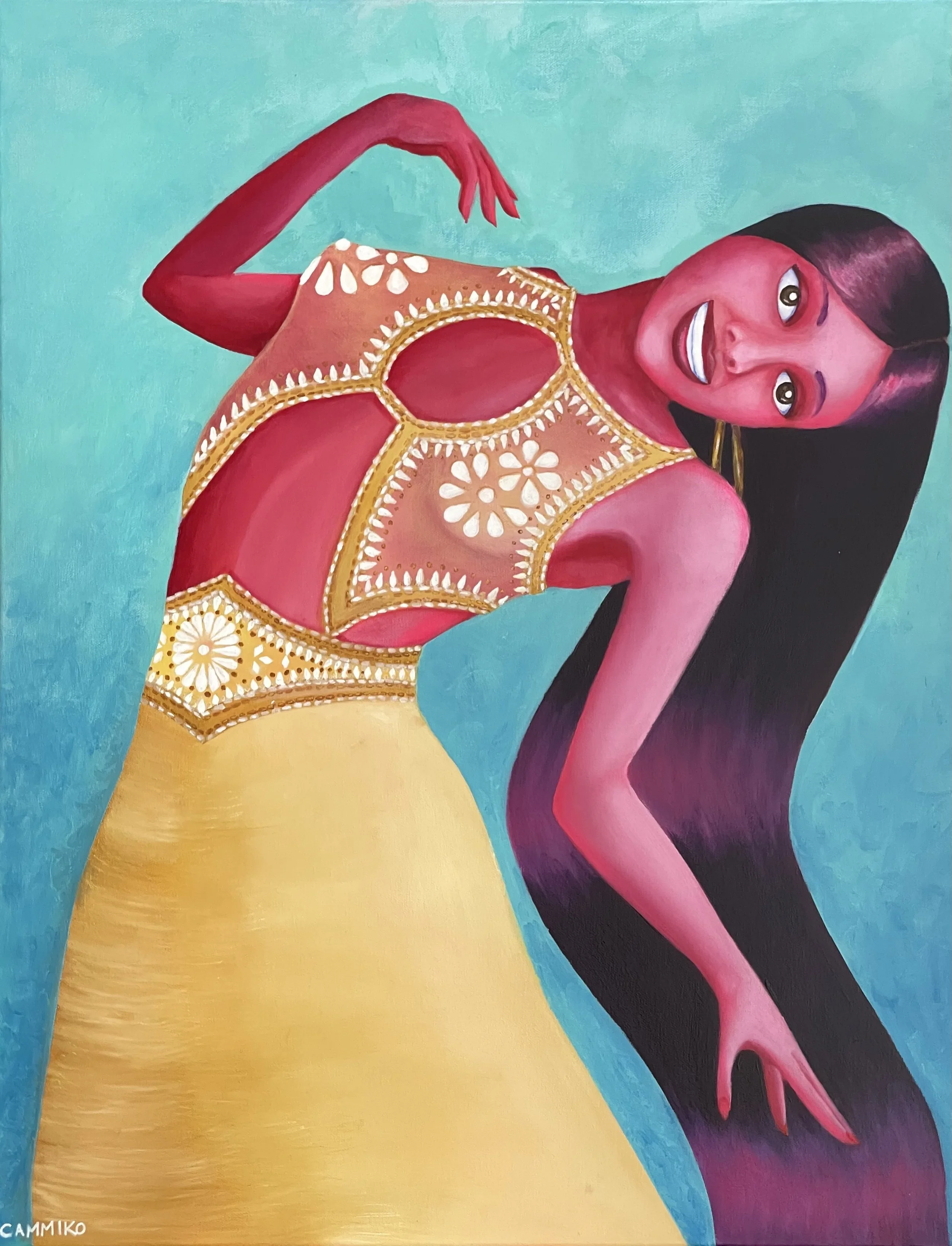 "August" 
2025, 22x24",  Oil on canvas
$980 - email to purchase