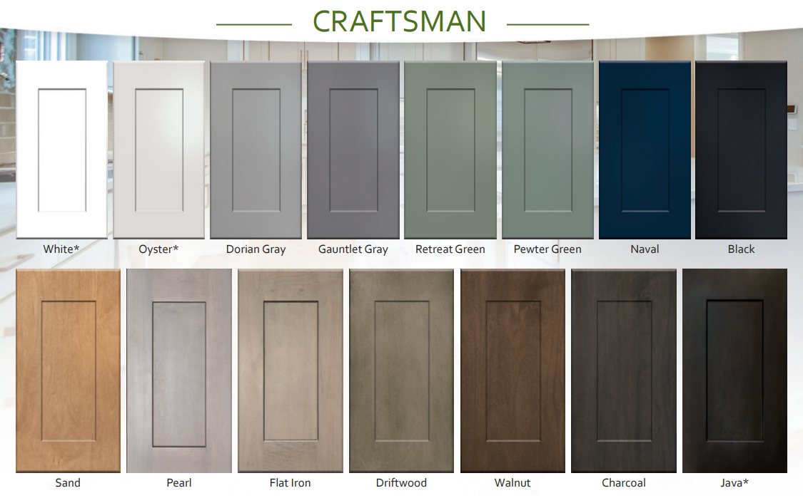 Craftsman Collection - Signature Package (shown above)