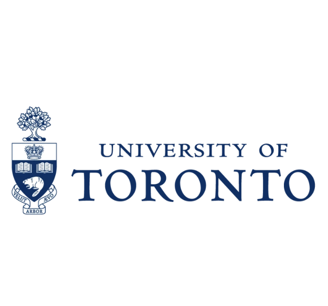 University of Toronto logo with shield emblem and university name.