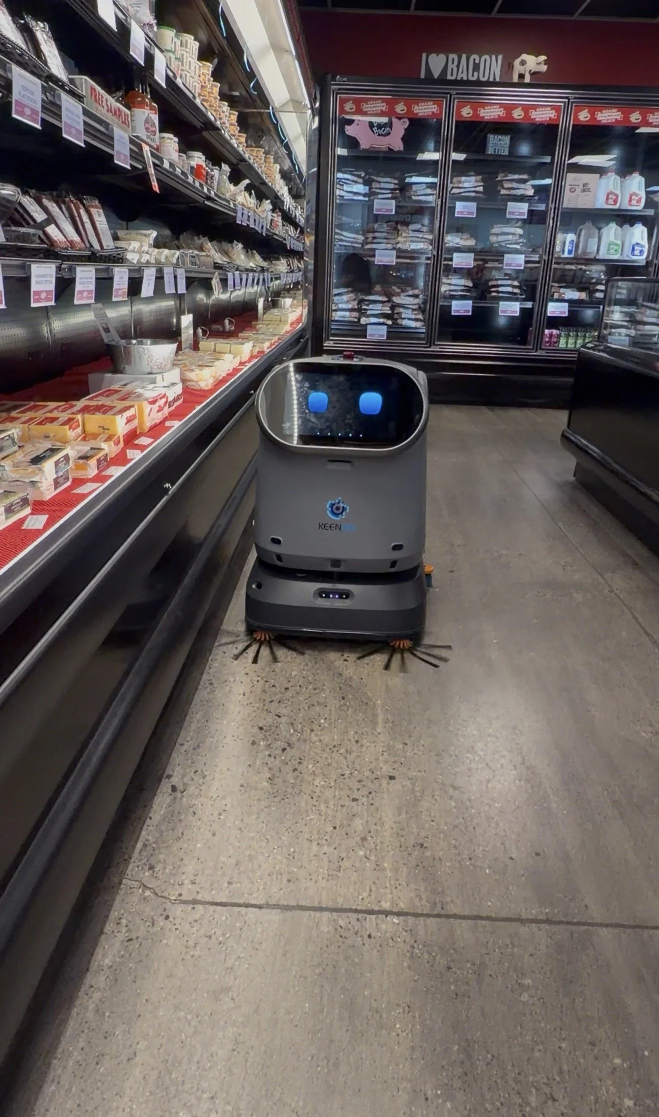 Meat, Ice Cream, and Two Robots Rolling Through Foley