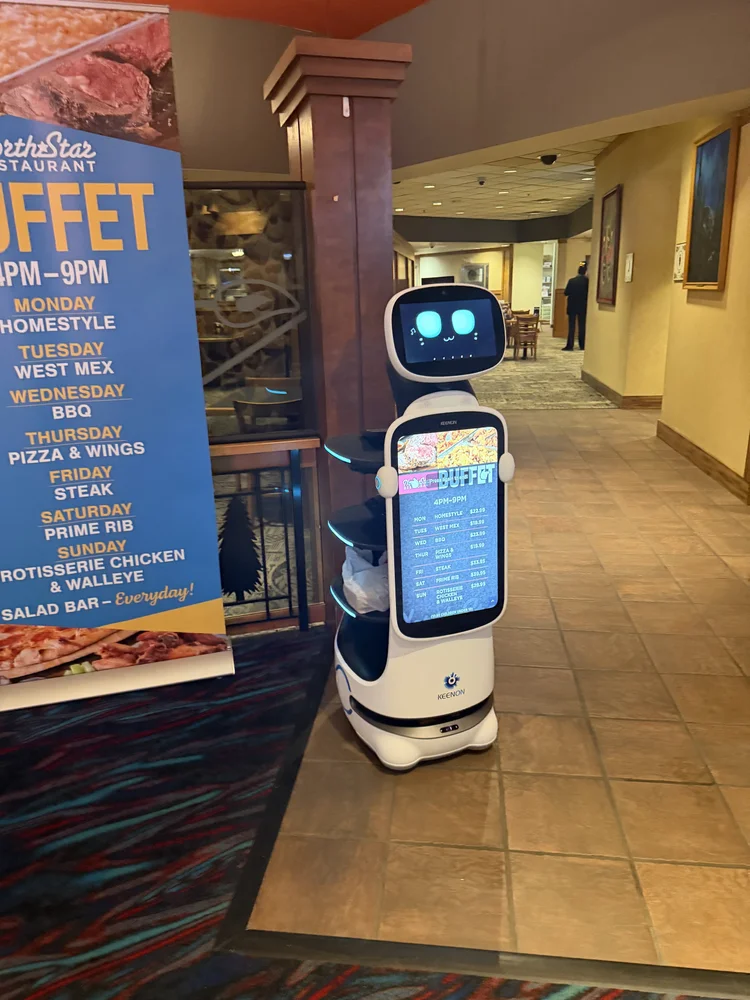 RouteRunner service robot on a delivery route