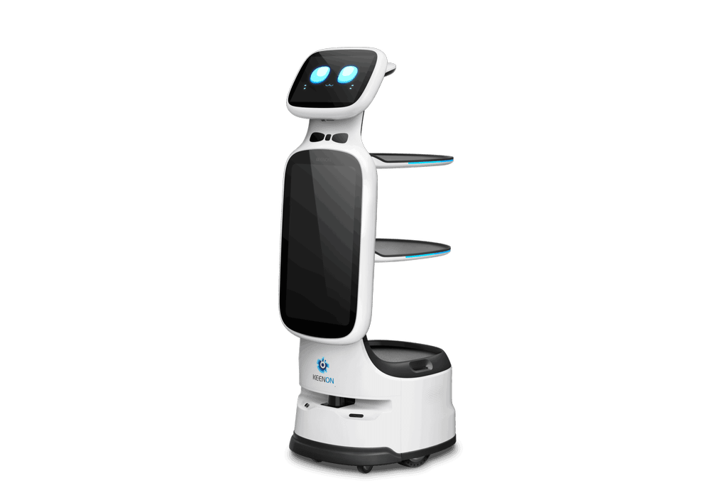 RouteRunner Slim T11 narrow-aisle delivery robot