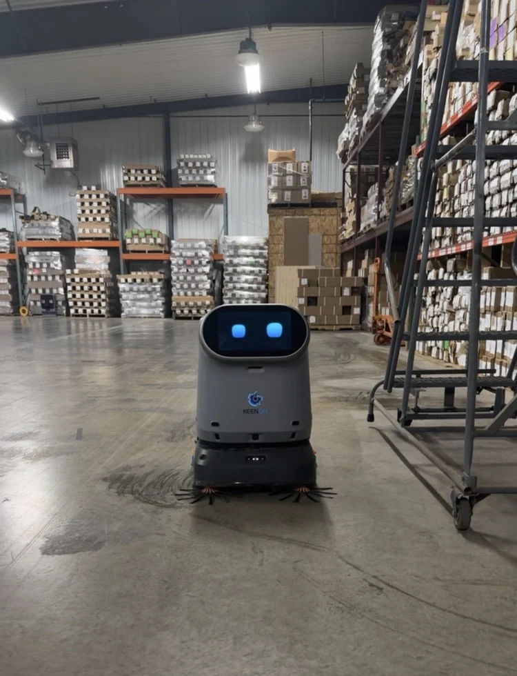 CleanBoss C40 in the warehouse