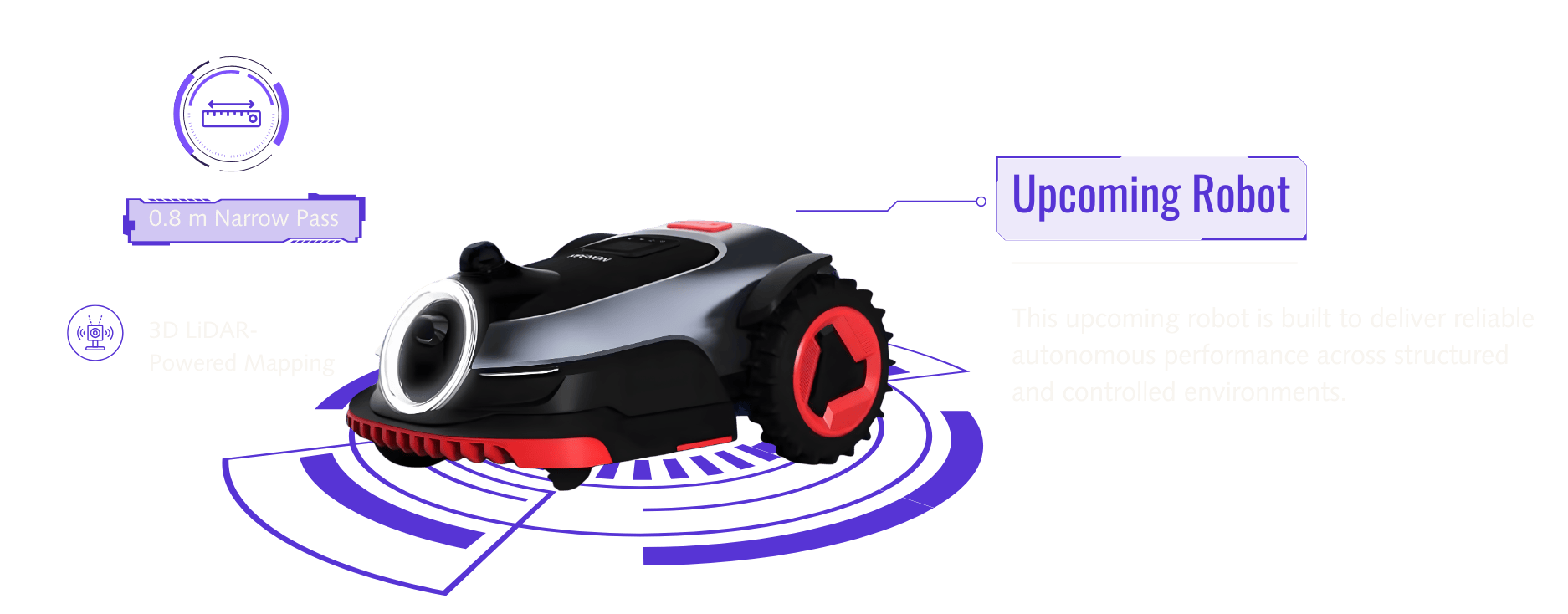 Upcoming autonomous robots in development by RevoRoute Robotics