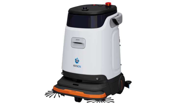 CleanCommander C55 heavy-duty scrubbing robot