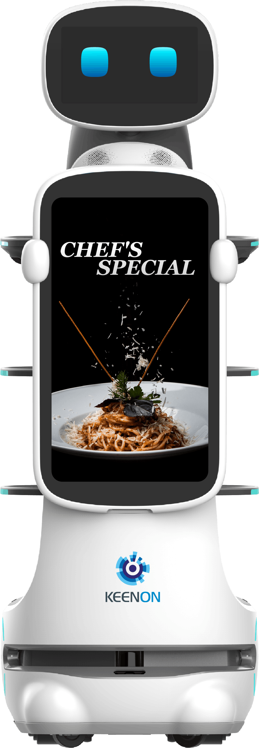 ROUTERUNNER T10 high-capacity tray delivery robot for restaurants and hotels