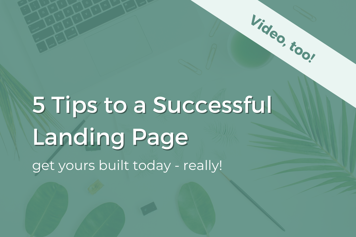 Five Tips to a Successful Landing Page: Get Yours Built Today