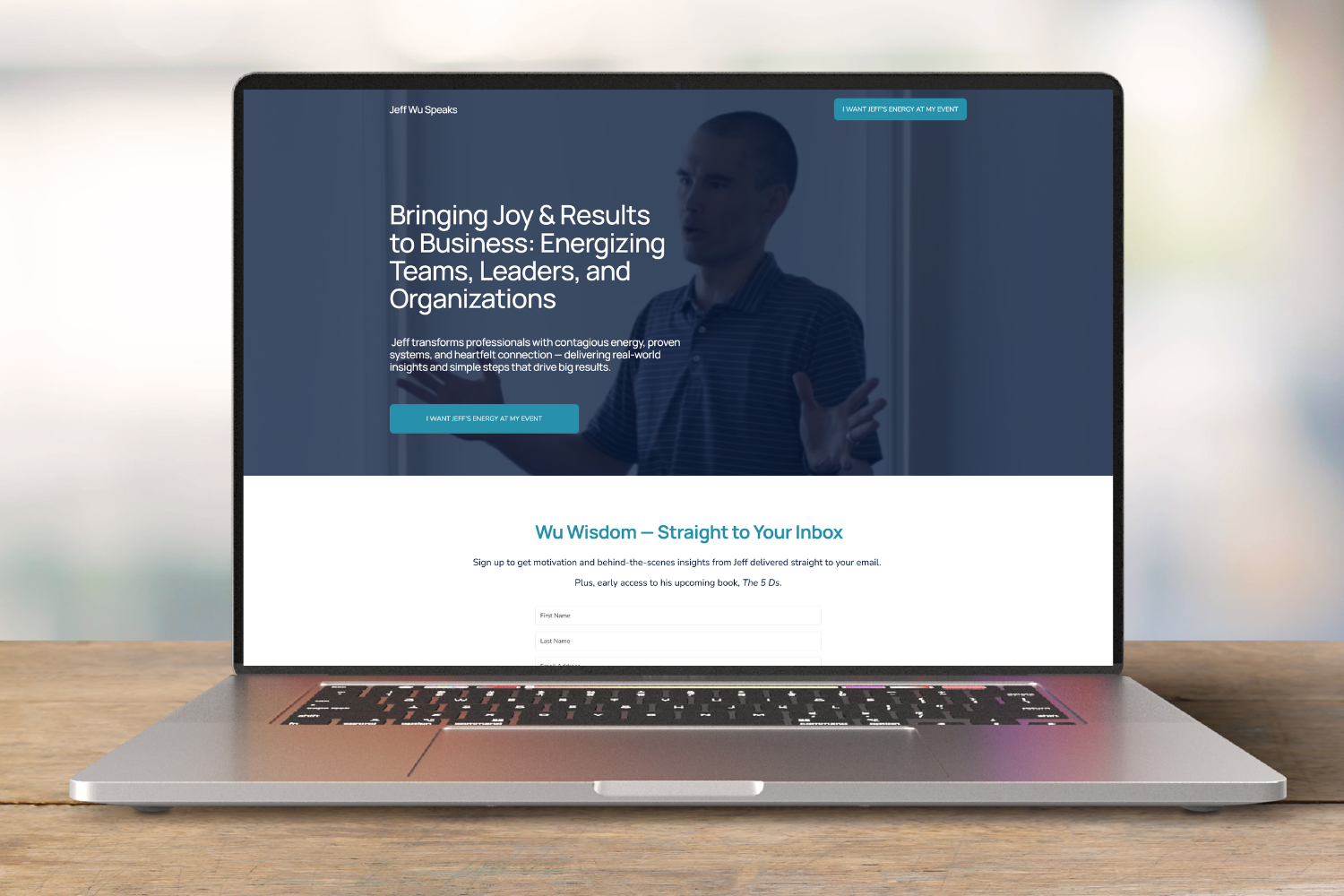 Case Study: JeffWuSpeaks.com