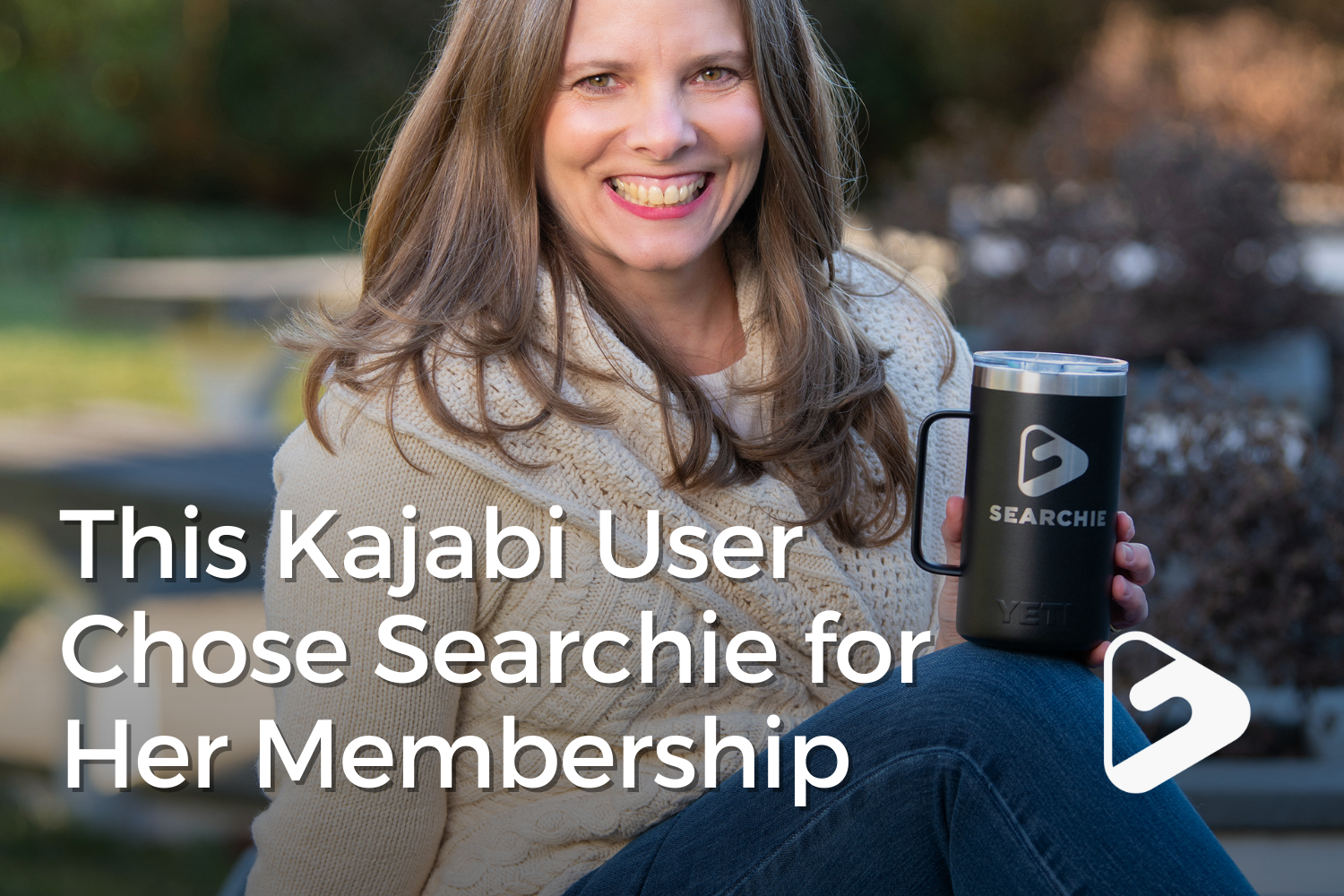 This Kajabi User Chose Searchie for Her Membership