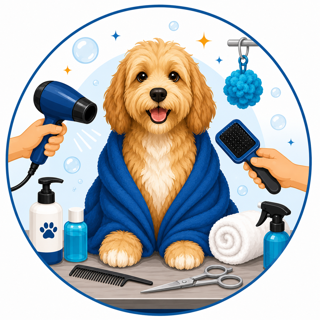Full Groom Service : Medium Dog 23-57lbs