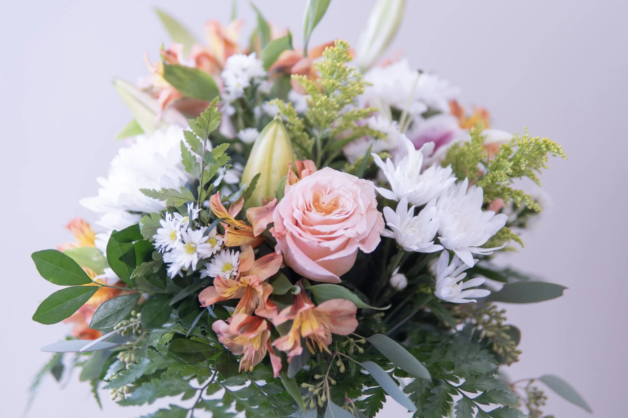 Hand-wrapped bouquet