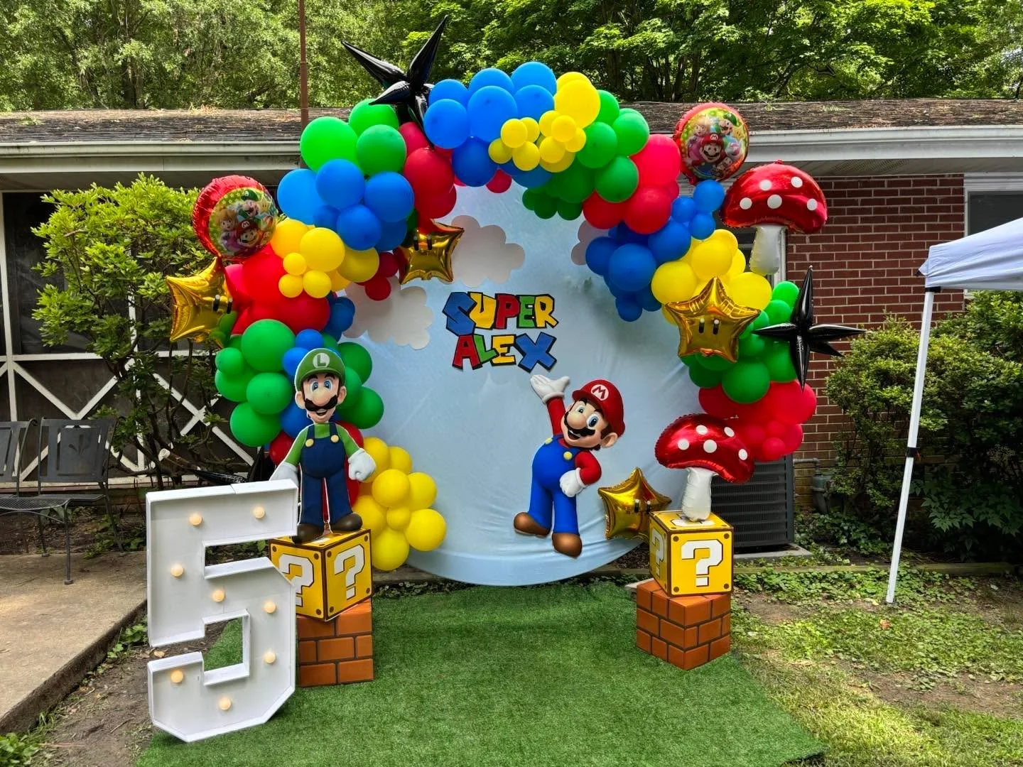 Happy. Birthday Alex #5 #mariobros