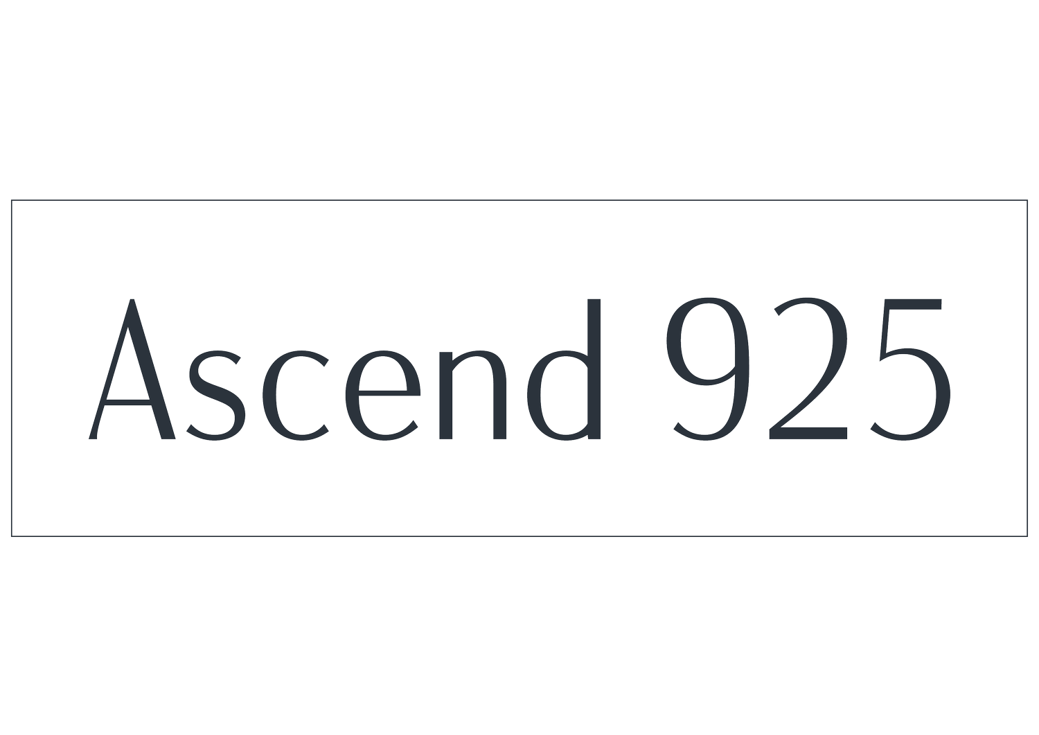 Ascend 925 | Statement Men's Jewellery