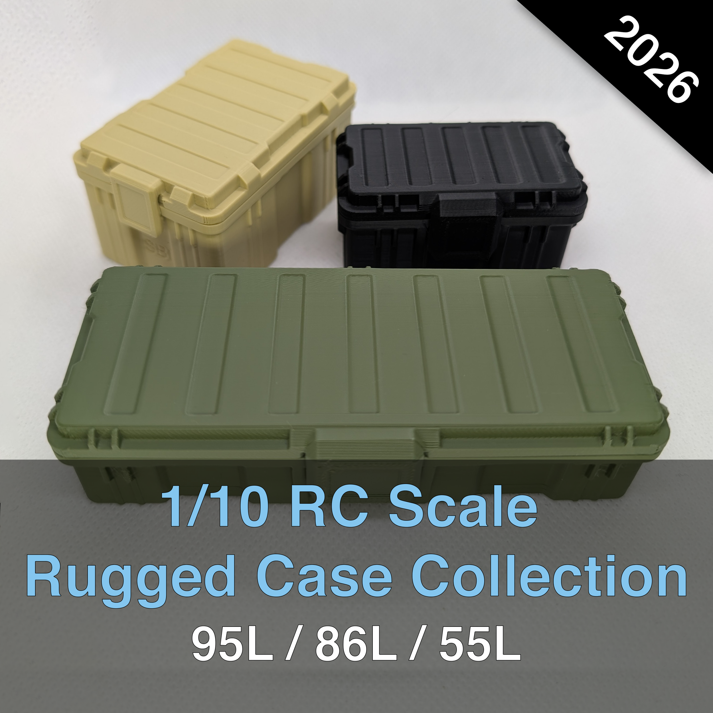 New in the Shop: 1/10 RC Scale Rugged Cases – True-to-Scale Storage for Your RC Adventures