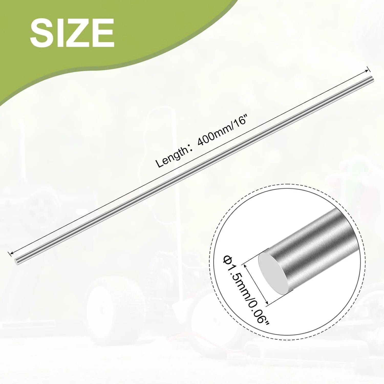 1.5mm Stainless Steel Rod