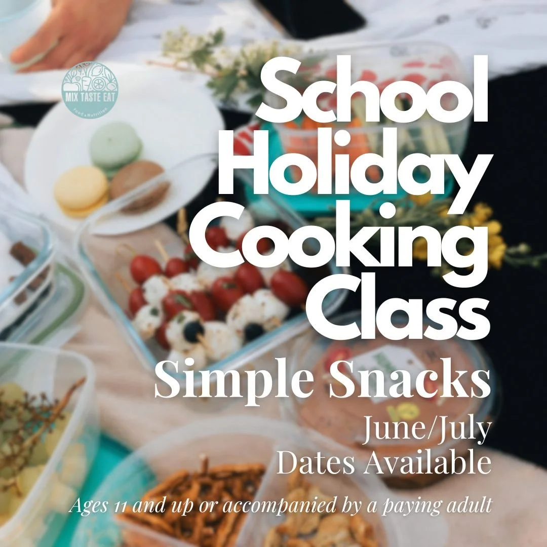 School Holiday Cooking Class - Simple Snacks