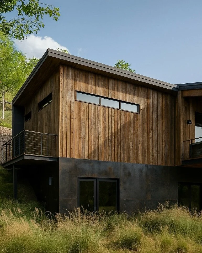 Having some fun leveraging AI (with incredible accuracy!) to illustrate this future family retreat embedded into a steep hillside perched within the canopy of a beautiful aspen grove forest. Excited to see the simplicity of this refined getaway cabin