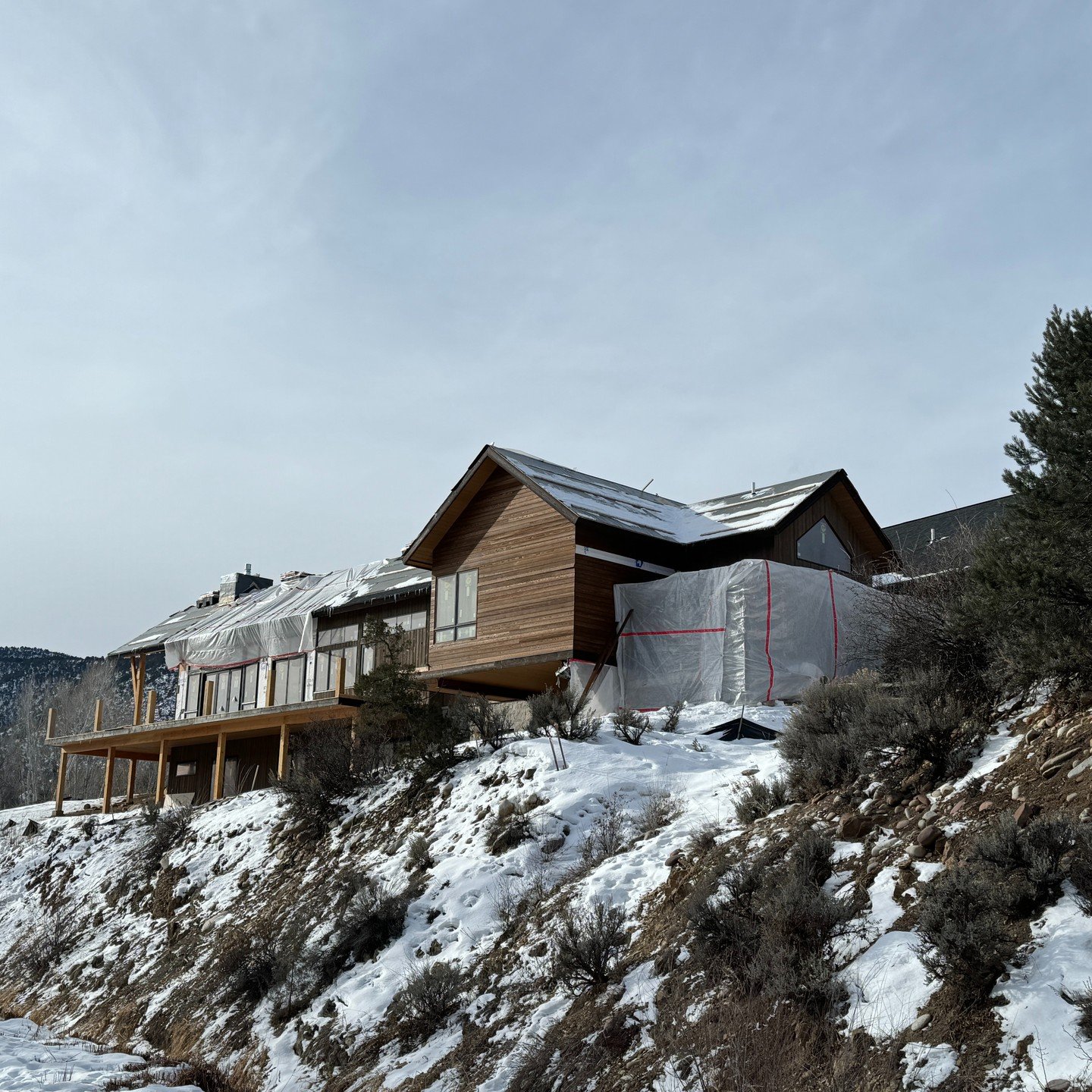 Kicking off 2025 we are thrilled to see the progress on our Ironbridge Project. We cannot wait to see this house wrap up this summer, an incredible location perched above the Roaring Fork River with abundant views up valley towards Sopris and the sur