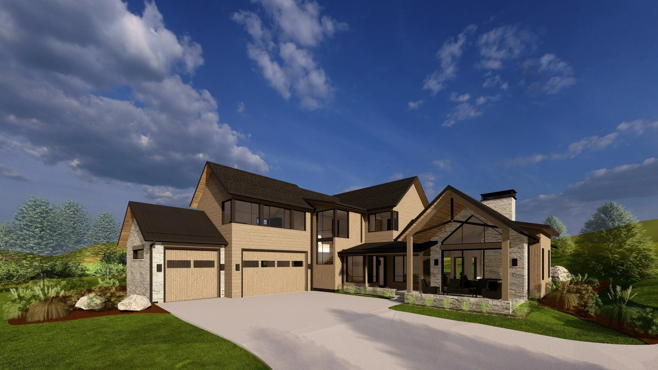 Another Aspen Glen gem ready for construction to kick off this Fall! We're honored to be a part of this collaborative team with @smithmountainbuilders and @murraydesign.co who continually elevate our designs and make these dreamy design visions come 