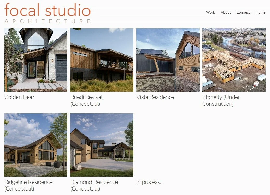 WEBSITE LAUNCH! The new Focal Studio website is now live and will continue to be refined over the coming year. Very excited to share all of the incredible projects we've had the privilege to work on (more professional photography pending...). Cheers 