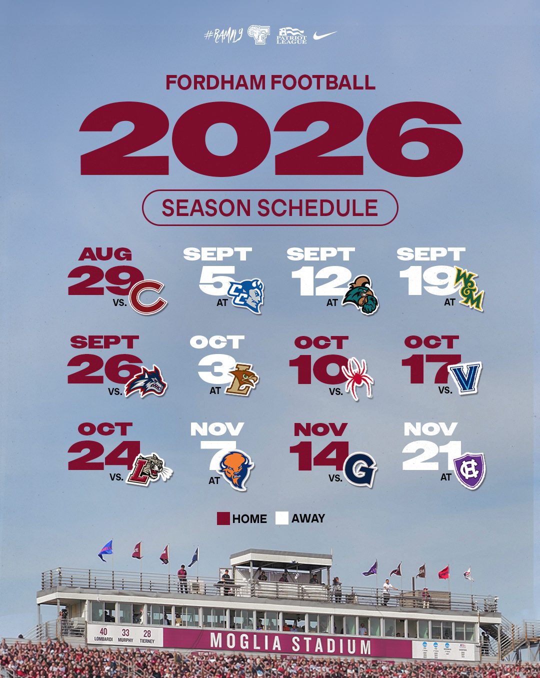 FORDHAM FOOTBALL 2026