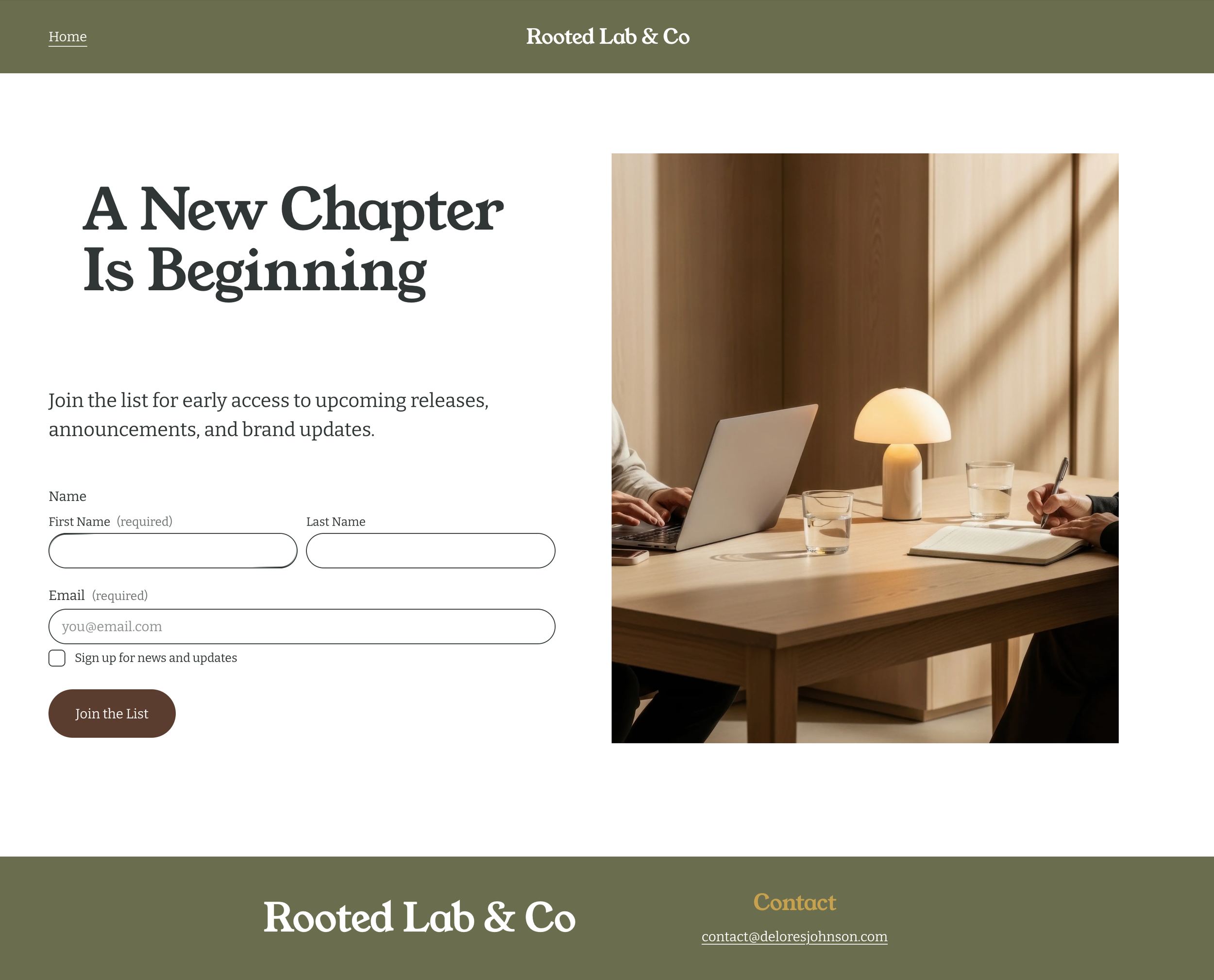 Rooted Lab & Co Landing page - desktop.png