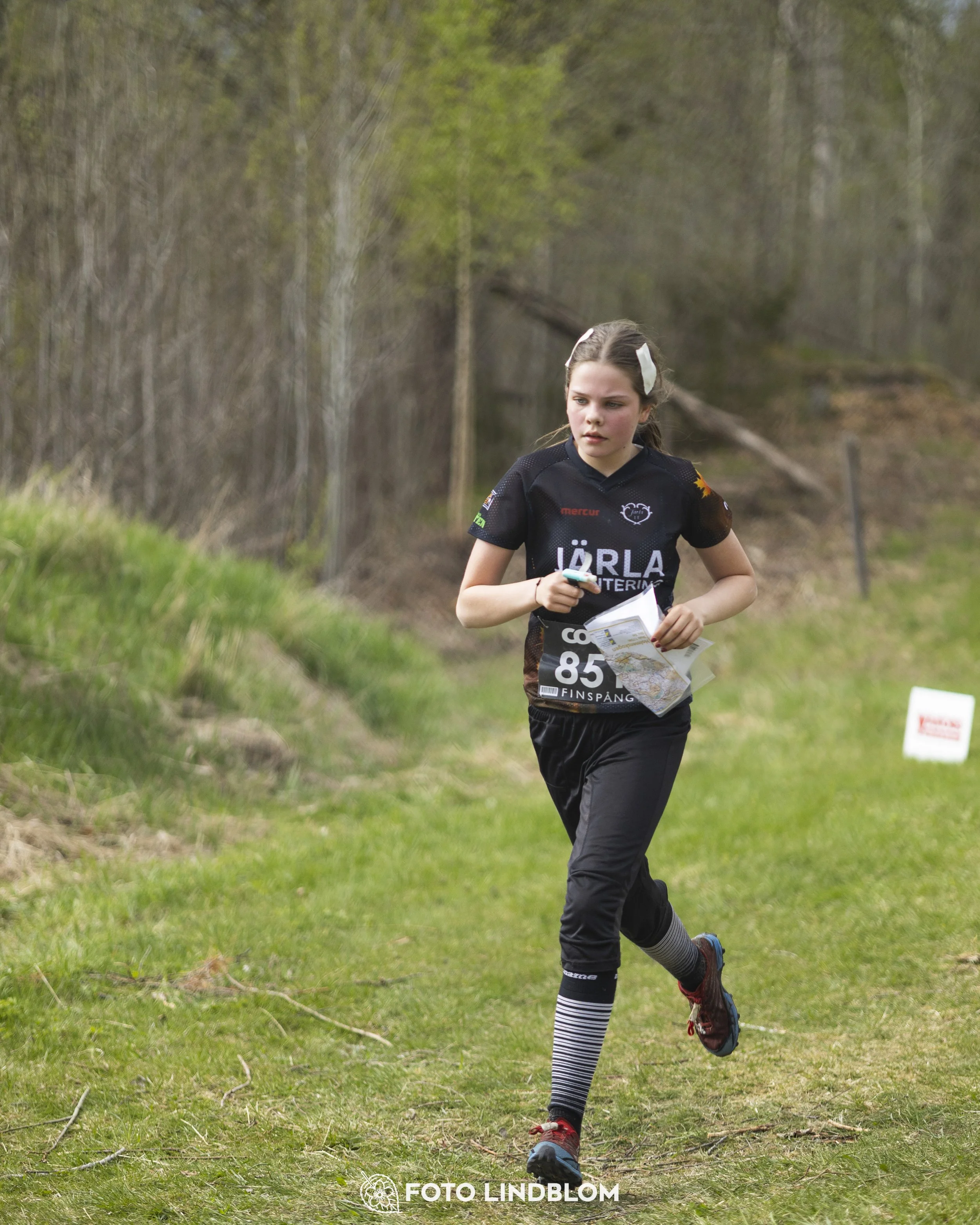 A picture from the youth relay at 10-Mila orienteering competition