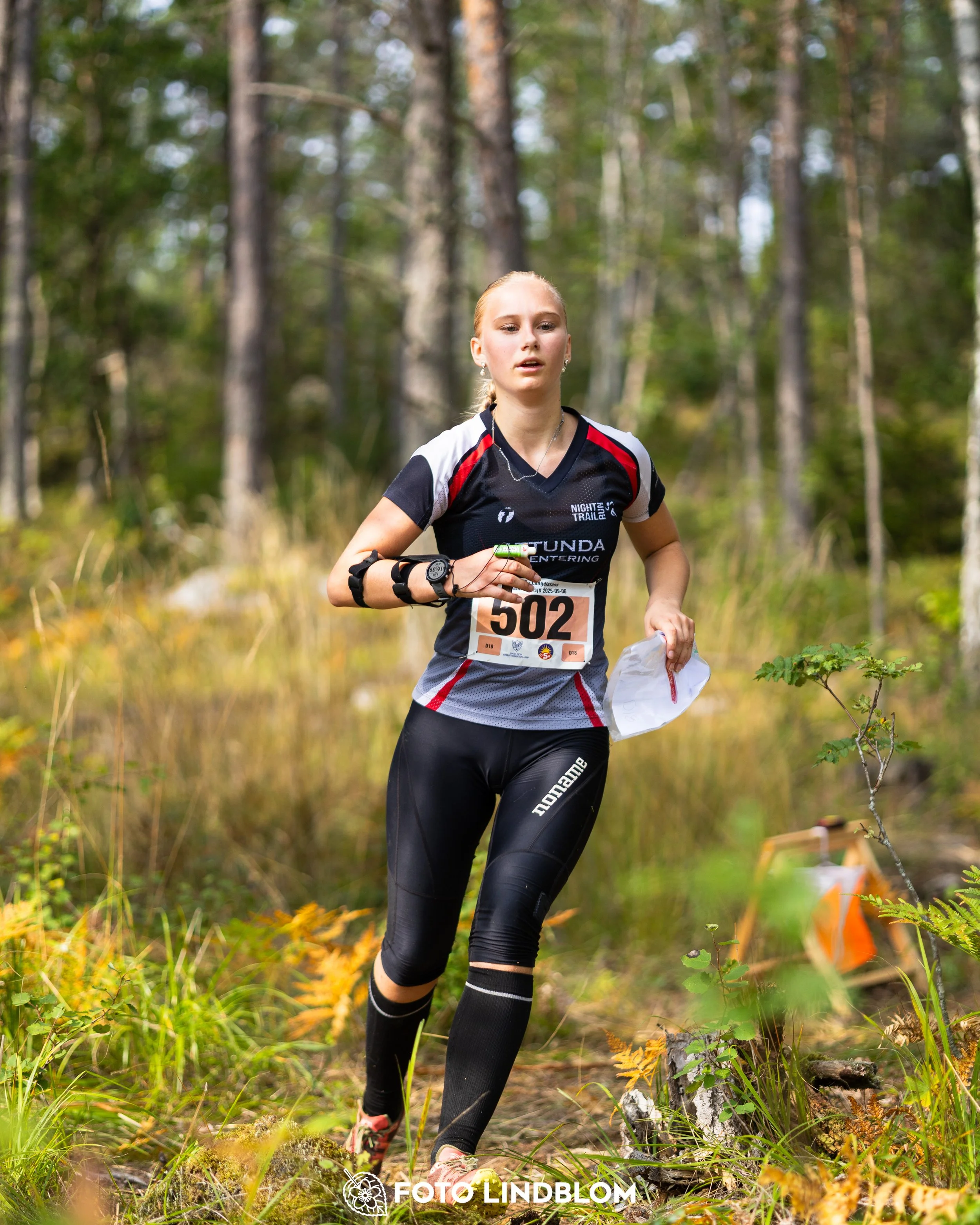 A picture from the Stockholm district championship in middle distance orienteering taken by Foto Lindblom