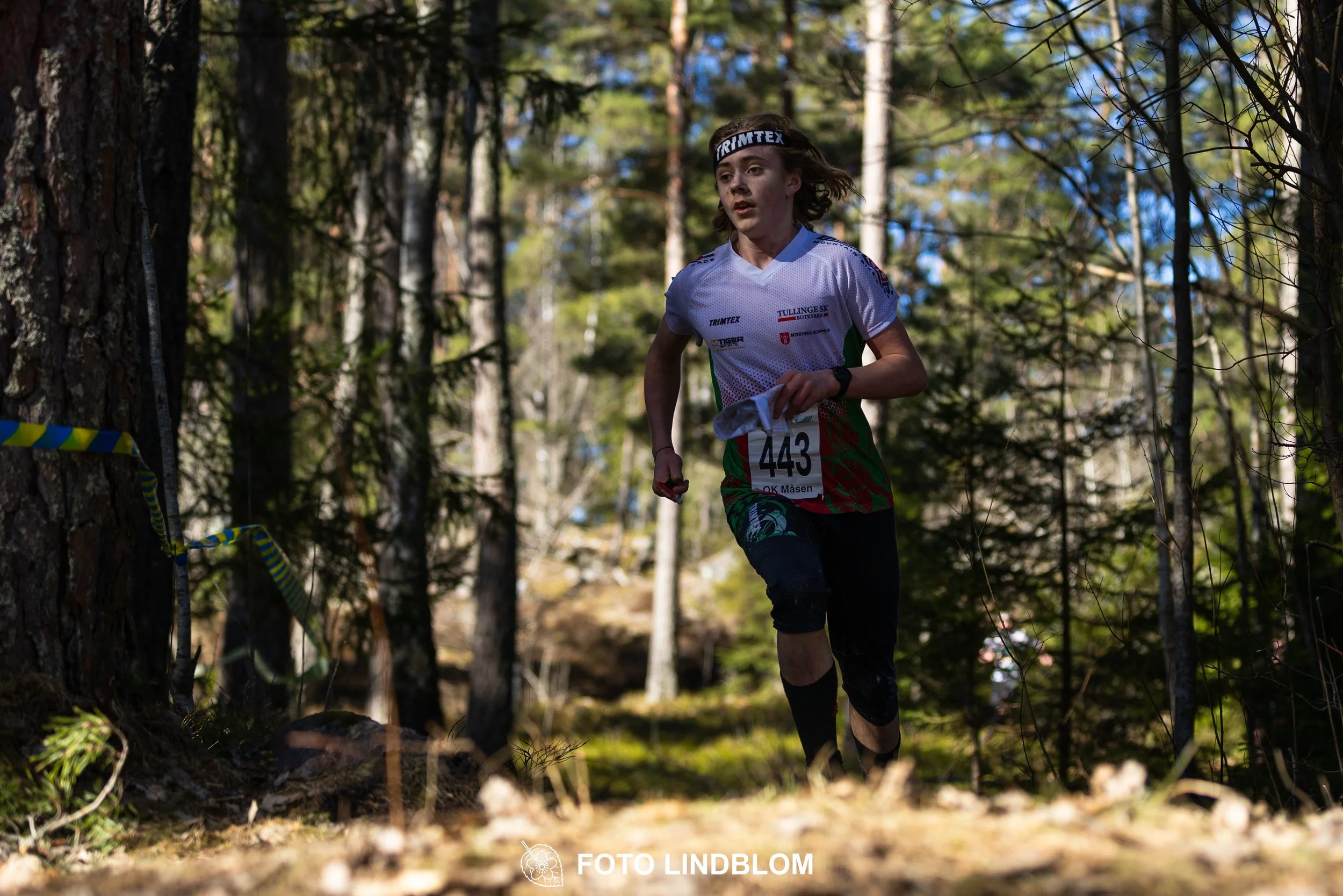 A photo from the 2026 Måsenstafetten orienteering relay in Sweden, captured by Foto Lindblom.