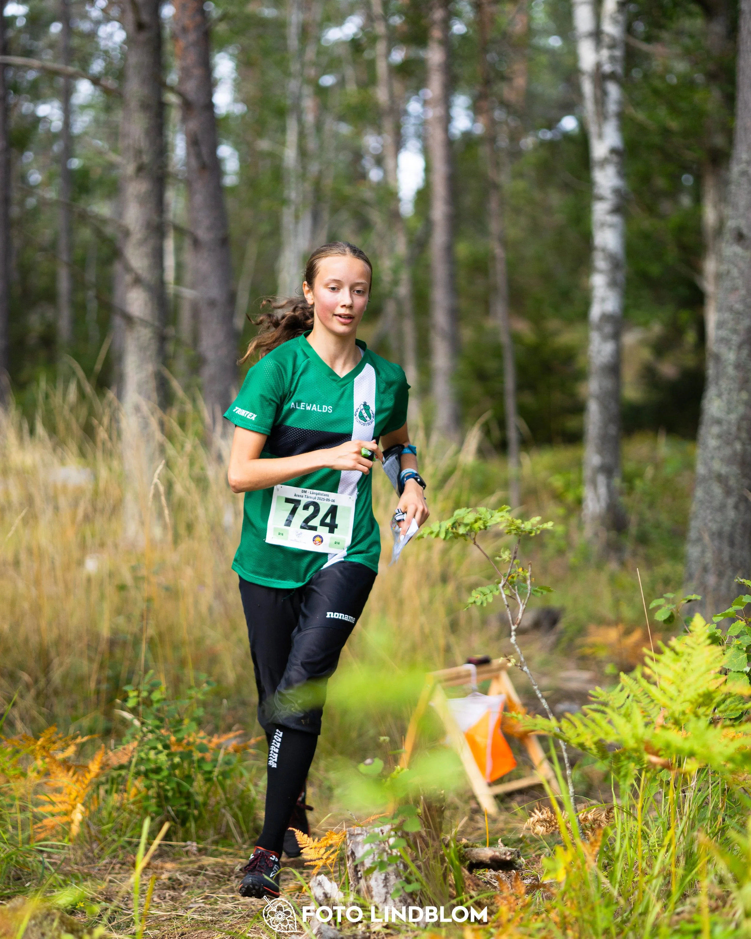 A picture from the Stockholm district championship in middle distance orienteering taken by Foto Lindblom