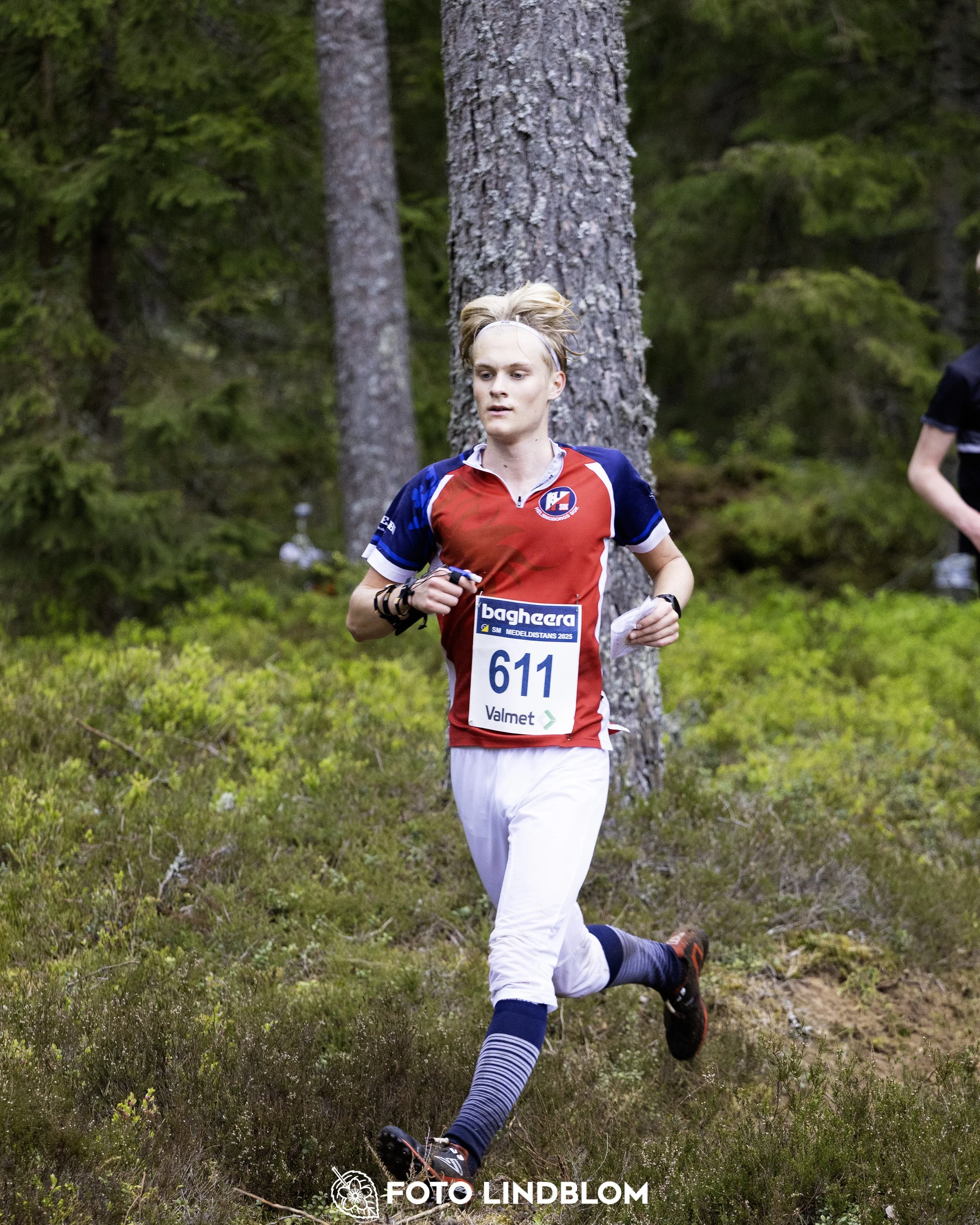 A picture from the Swedish national championship in middle distance orienteering and Swedish league race