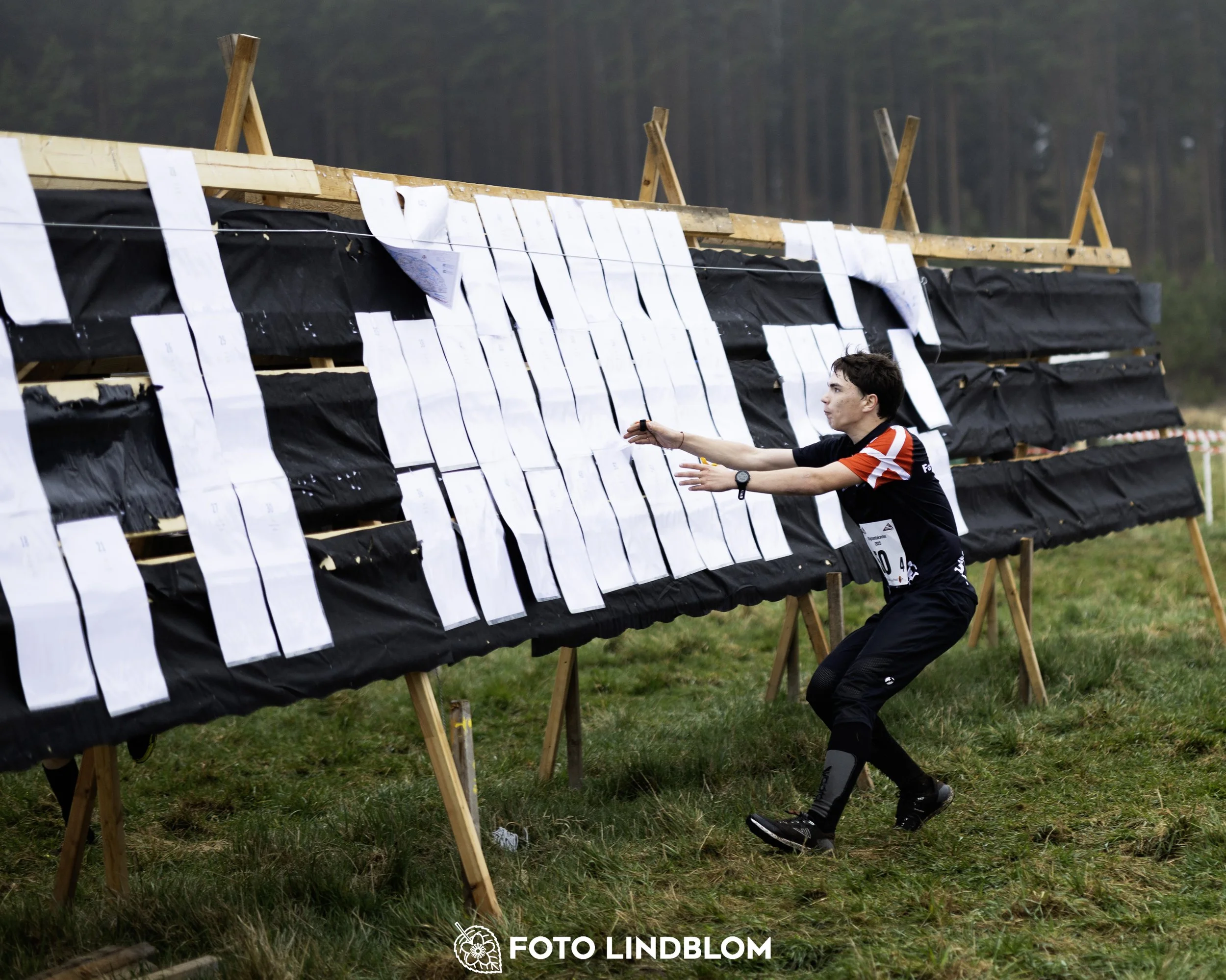 A picture from the orienteering relay competition "Stigtomtakavlen"