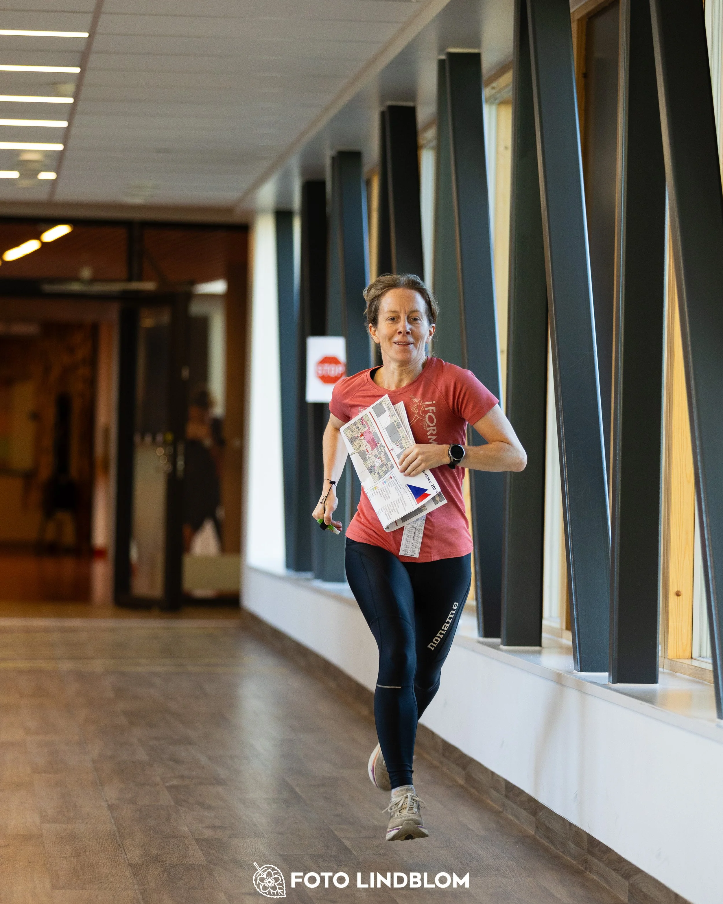 A picture from the indoor orienteering event TMOK Indoor taken by Foto Lindblom