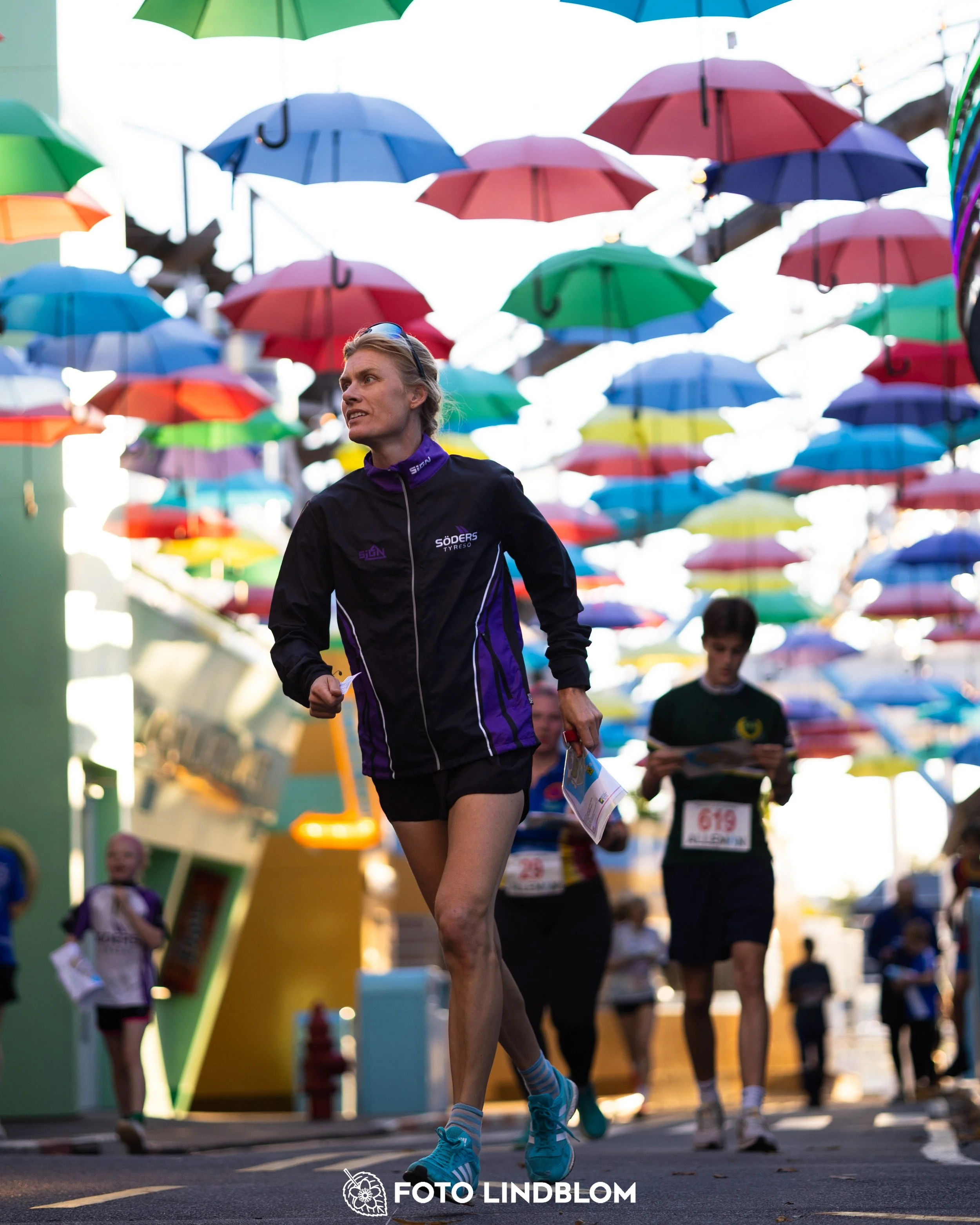 A picture from the orienteering event called Gröna Lund Sprinten taken by Foto Lindblom