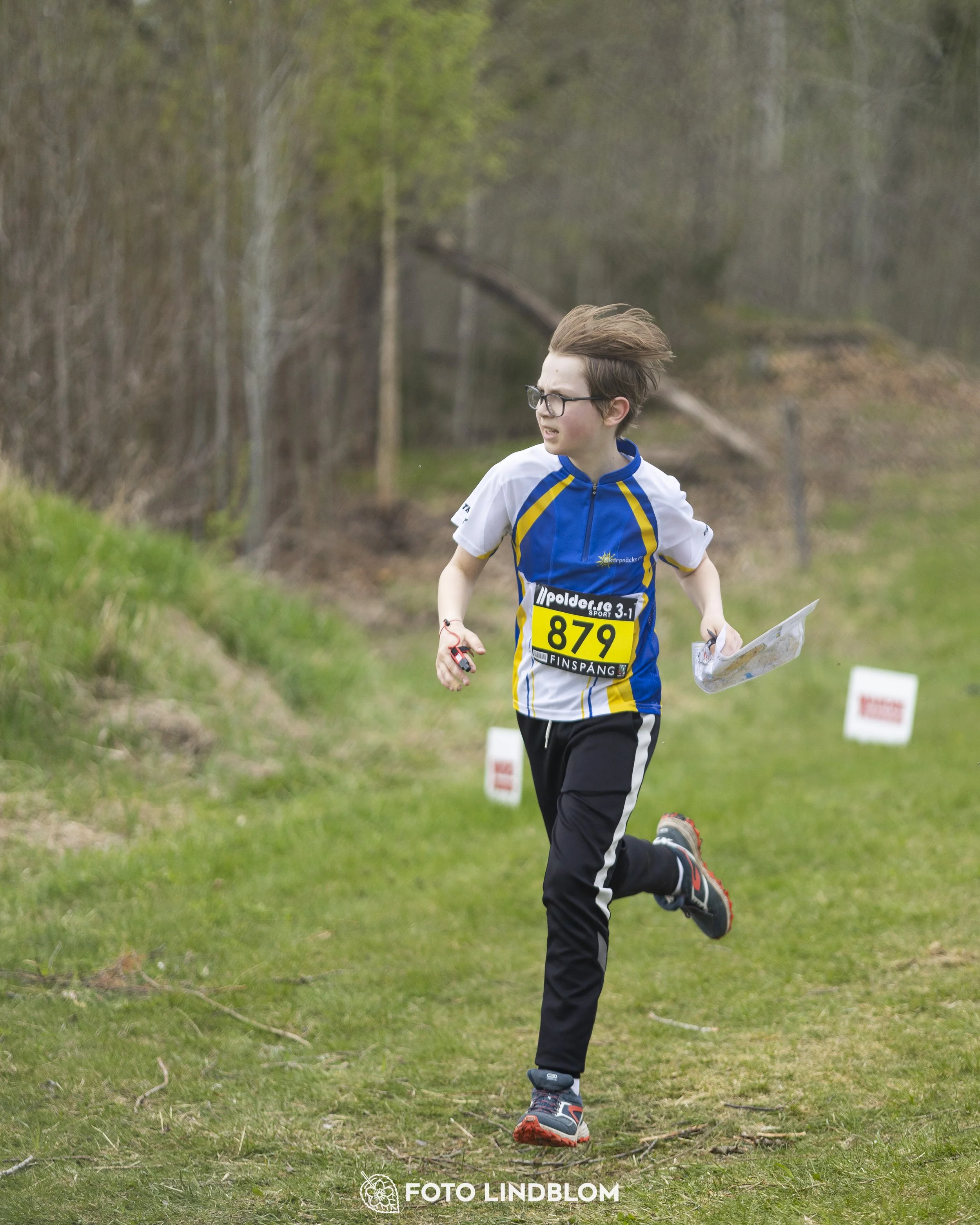 A picture from the youth relay at 10-Mila orienteering competition