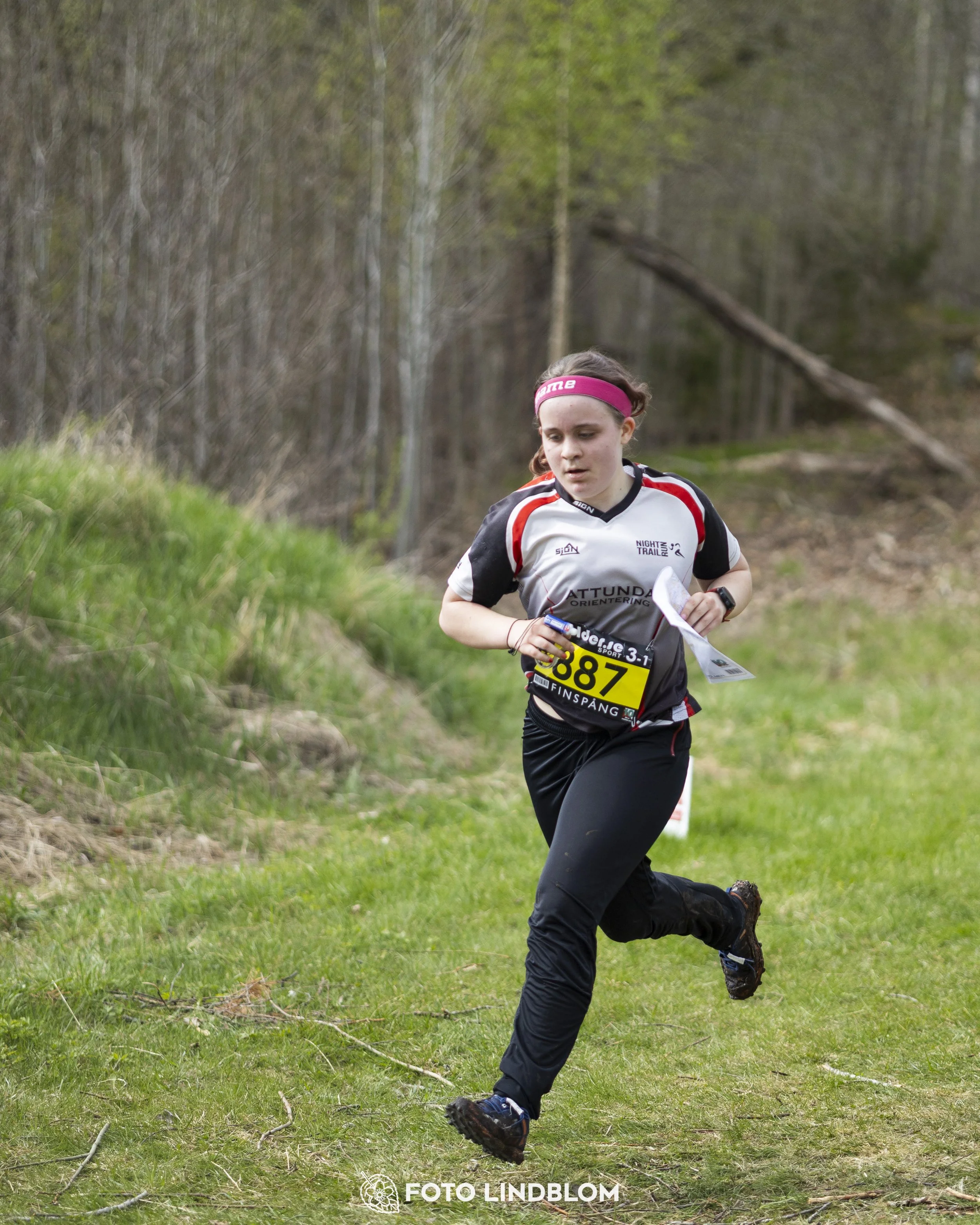 A picture from the youth relay at 10-Mila orienteering competition