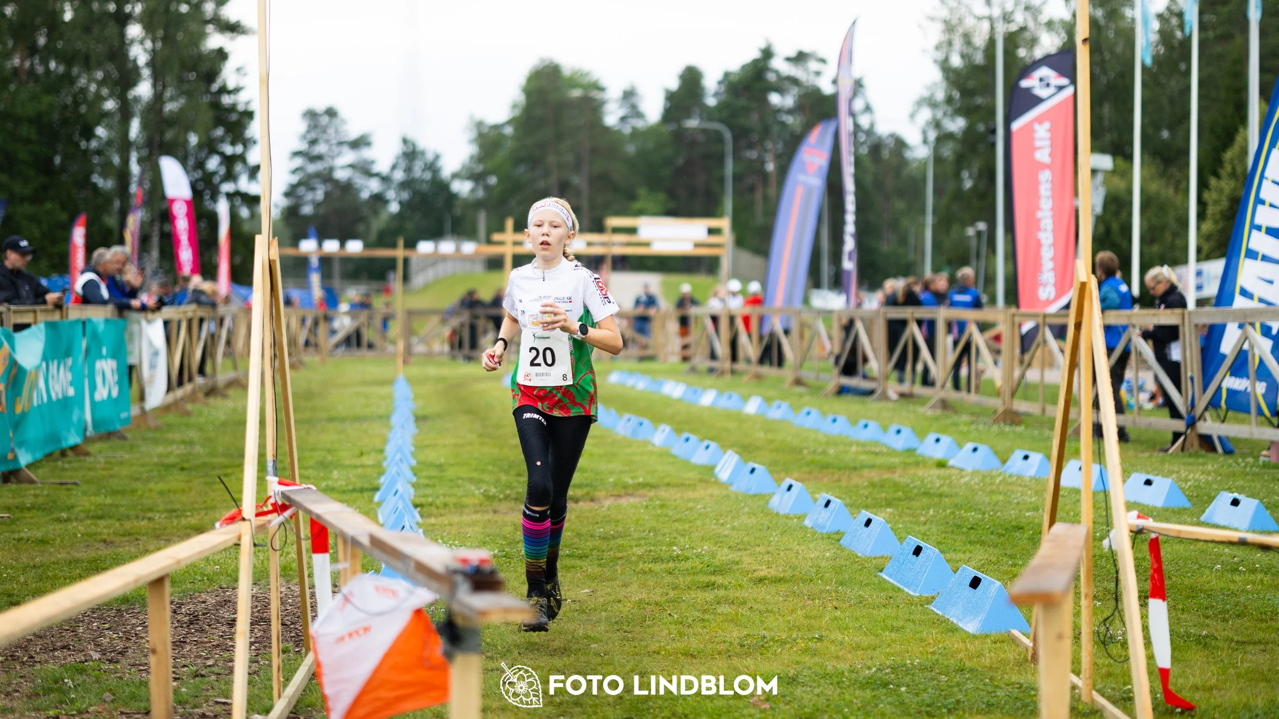 A picture from the youth 10 mila orienteering competition taken by Foto Lindblom