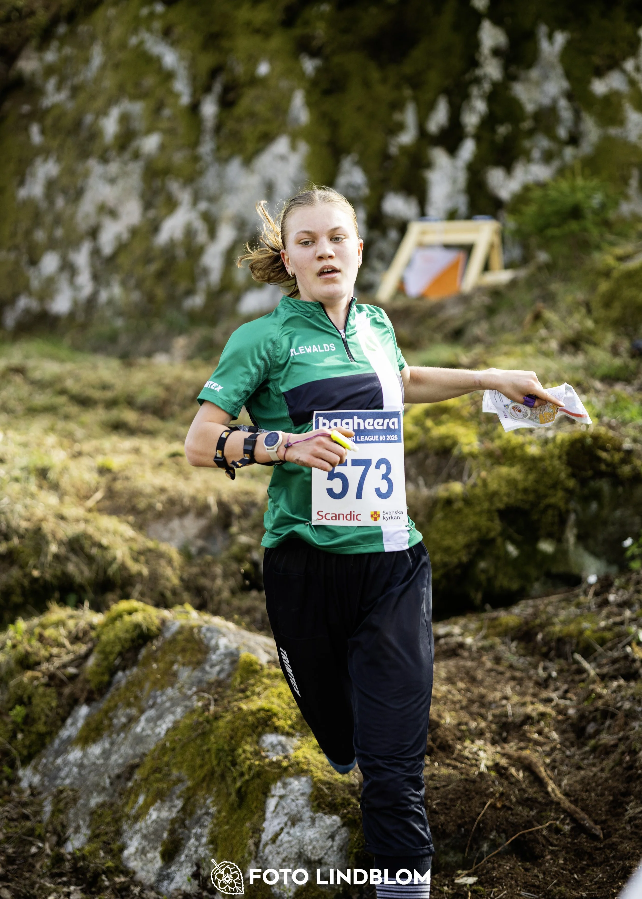 A picture from the third stage of the Swedish League orienteering competition