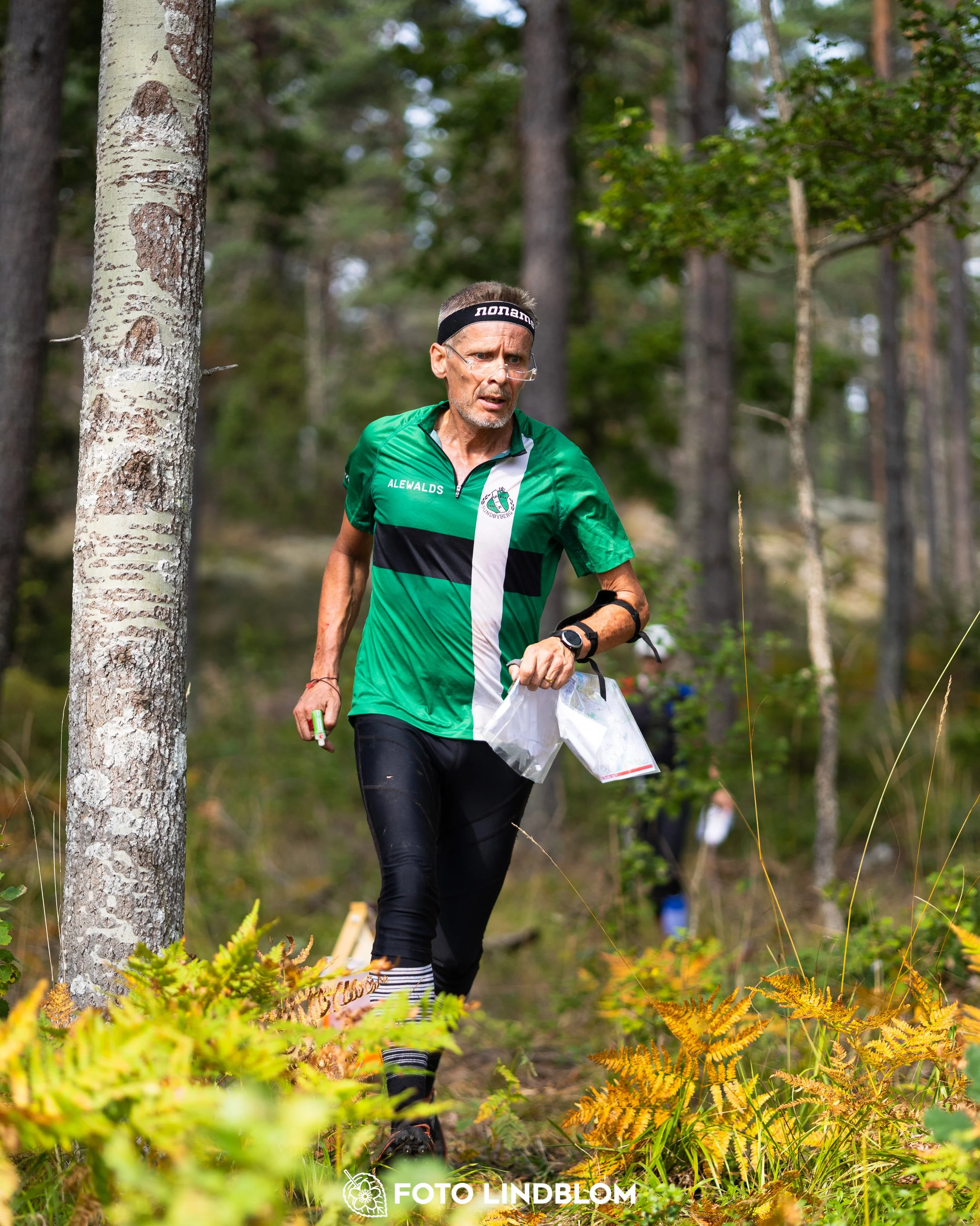 A picture from the Stockholm district championship in middle distance orienteering taken by Foto Lindblom